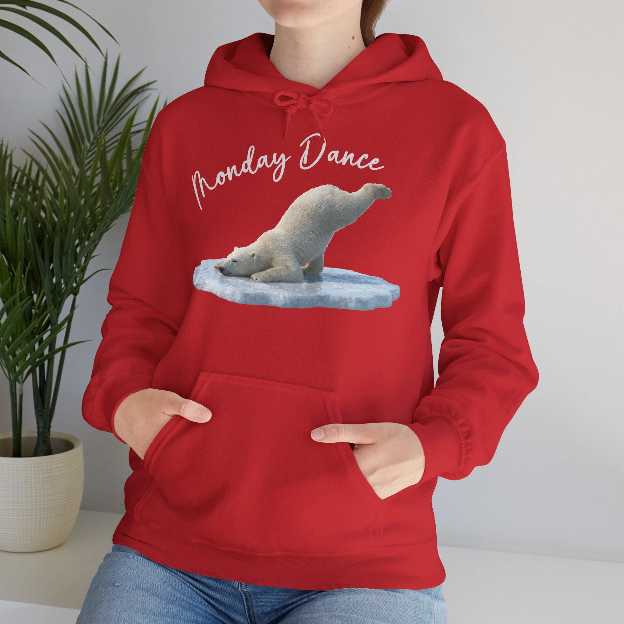 Eisbär „Monday Dance" Hoodie | Karikatur | Phönix-Potsdam®