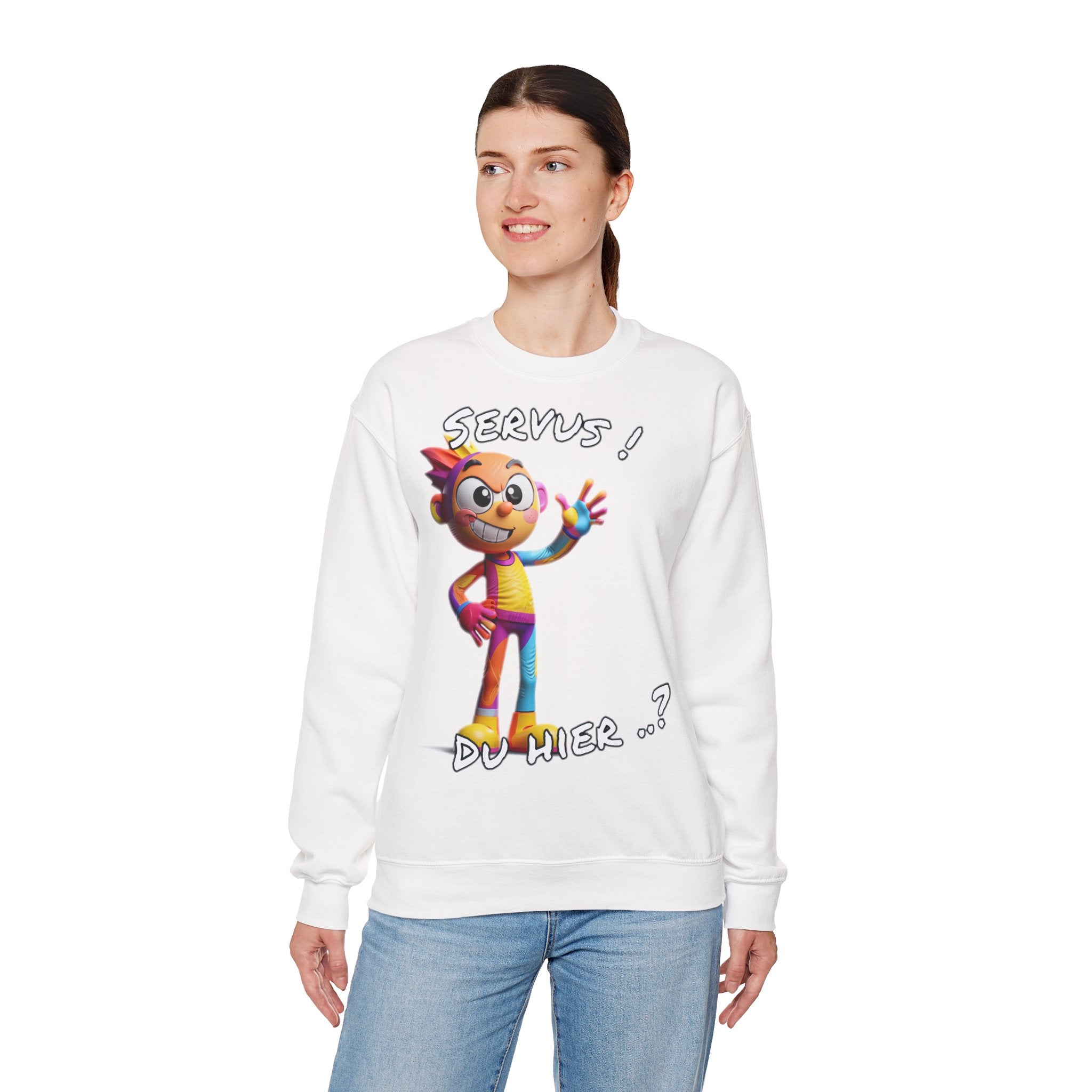 Sweatshirt „Servus! Du hier..?“ | Humor | Phönix-Potsdam®