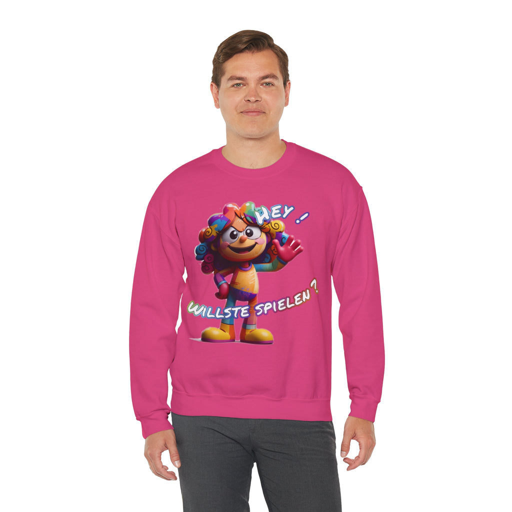 Sweatshirt „Hey! Willste spielen?“ | Humor | Phönix-Potsdam®