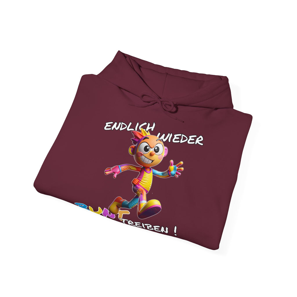 Hoodie „Endlich wieder BUNT treiben!“ | Humor | Phönix-Potsdam®