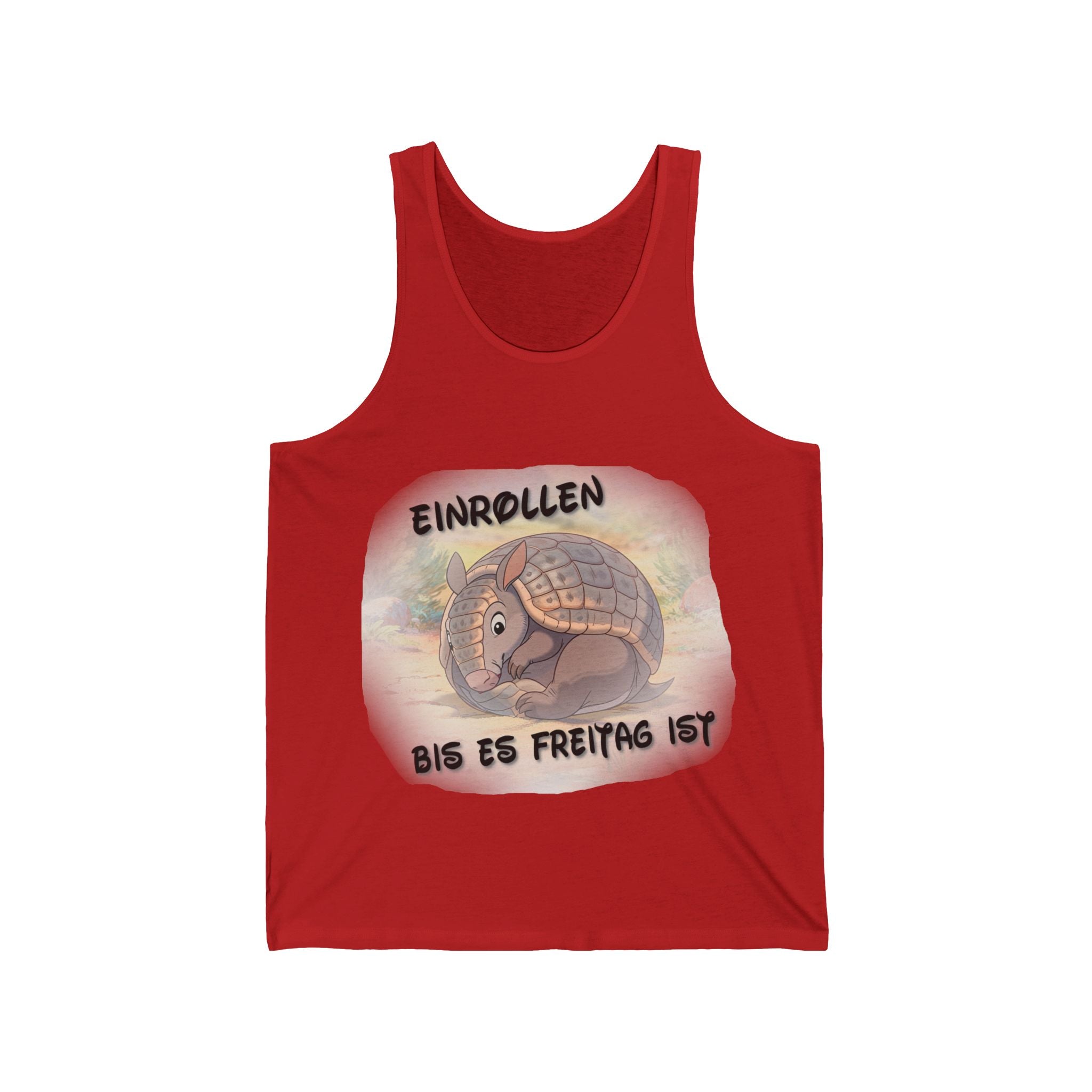 Gürteltier „Einrollen bis es Freitag ist“ Tank Top | Phönix-Potsdam®