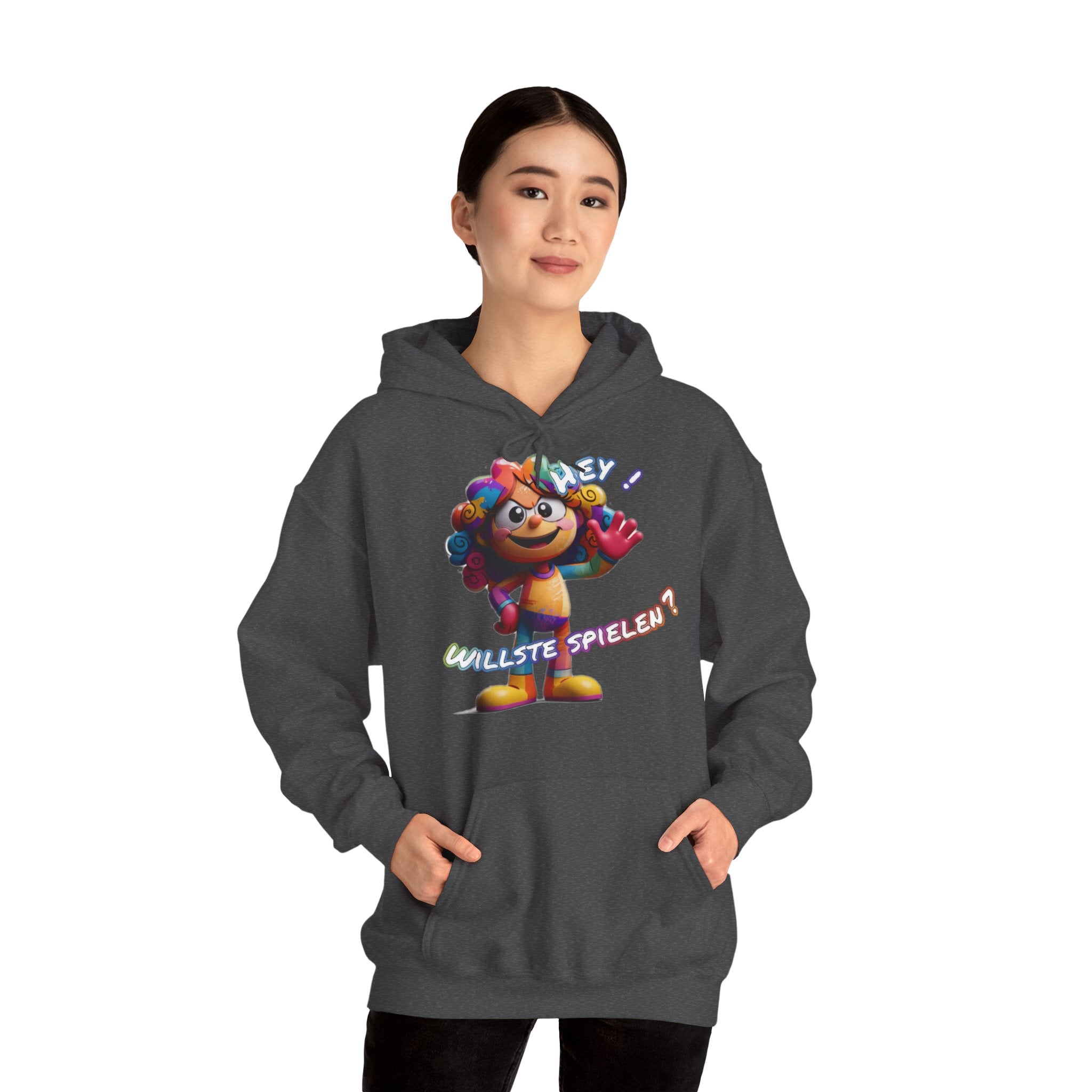 Hoodie „Hey! Willste spielen?“ | Humor | Phönix-Potsdam®