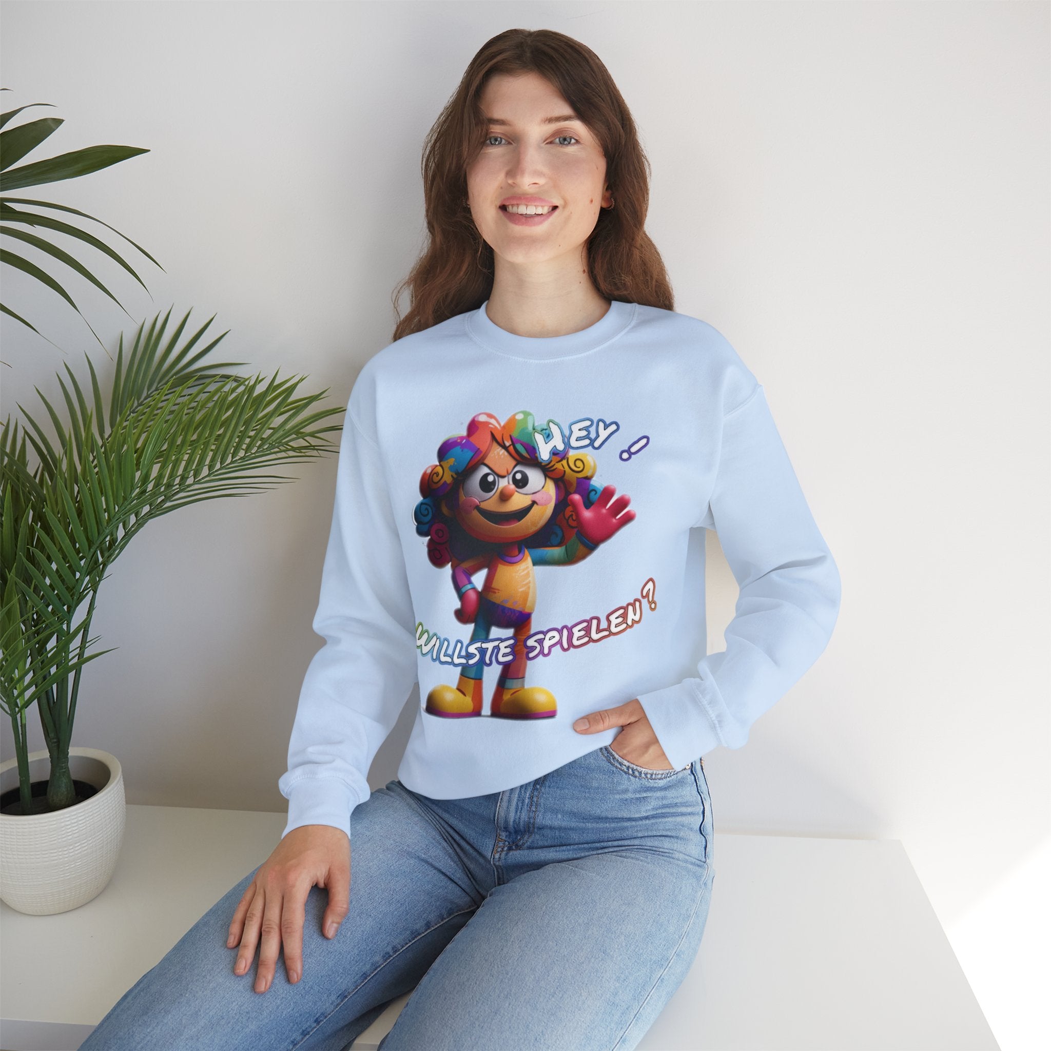 Sweatshirt „Hey! Willste spielen?“ | Humor | Phönix-Potsdam®