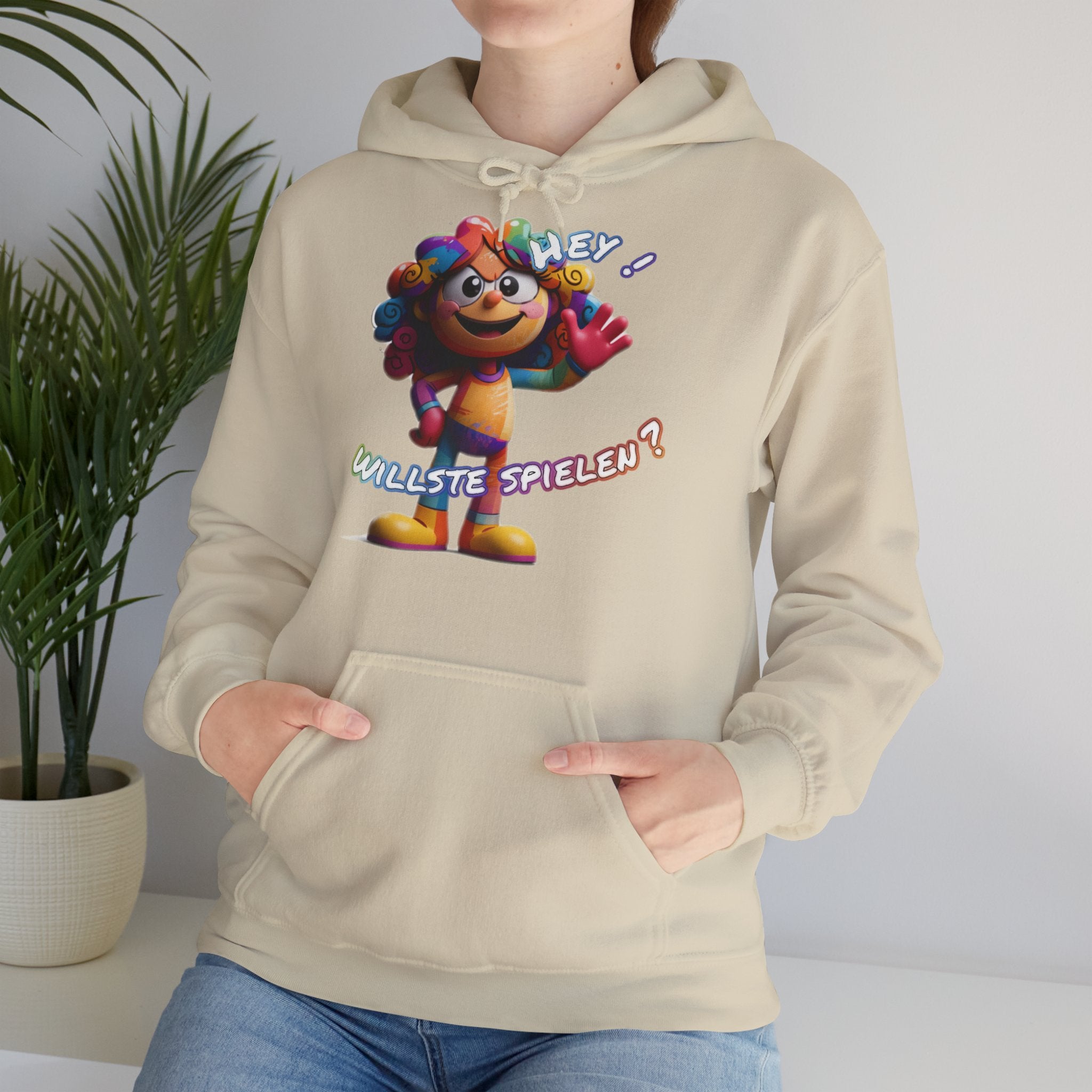 Hoodie „Hey! Willste spielen?“ | Humor | Phönix-Potsdam®