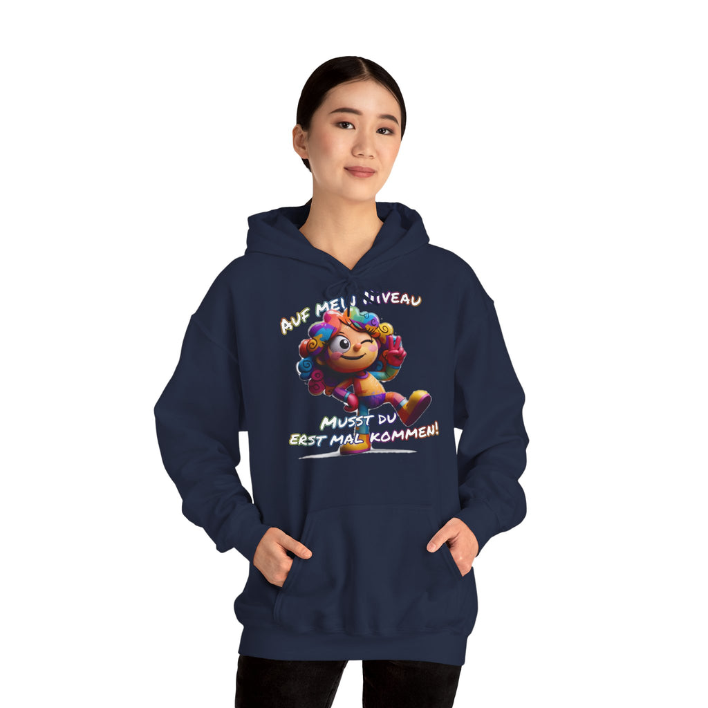 „Auf mein Niveau musst du erst mal kommen!“ Hoodie | Humor | Phönix-Potsdam®
