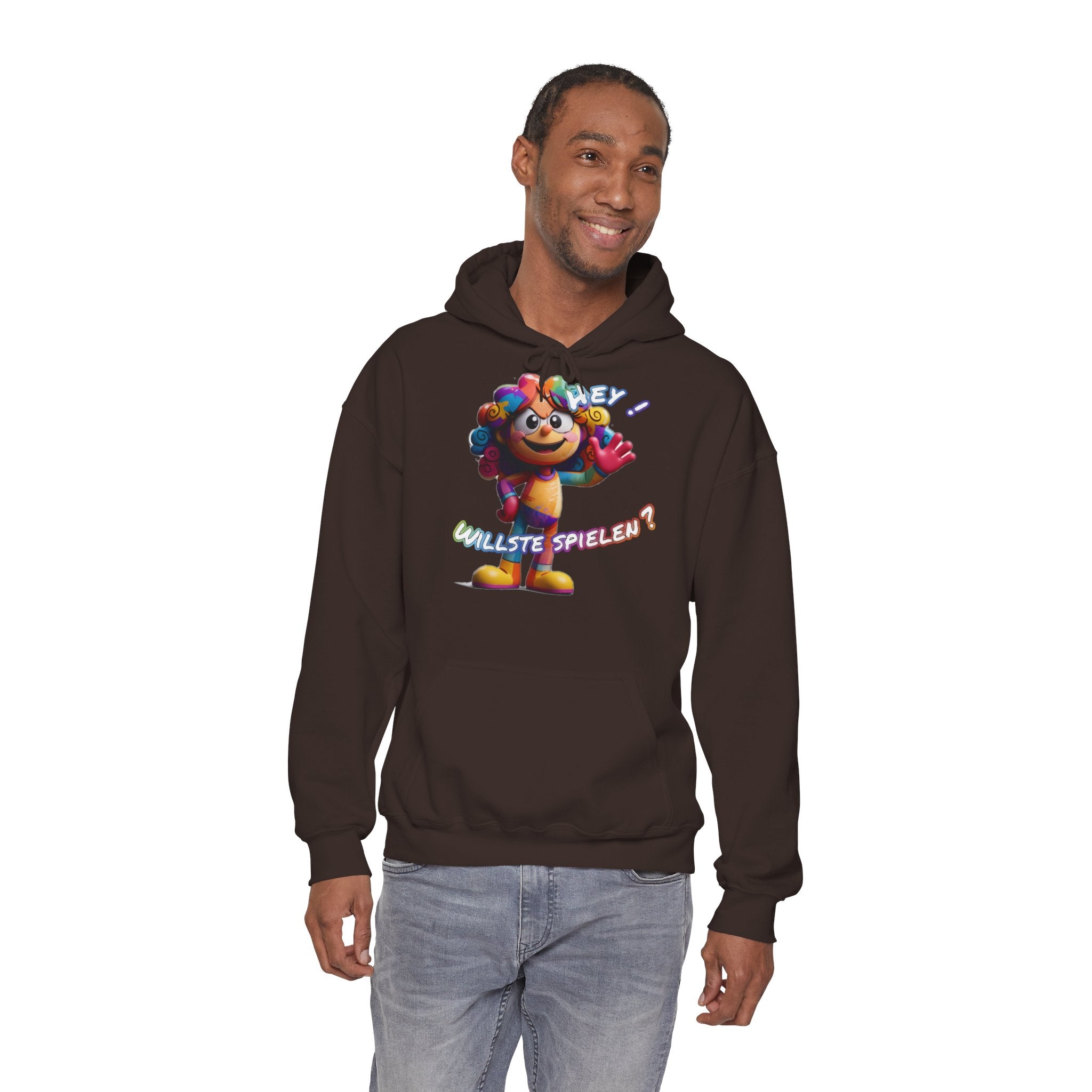 Hoodie „Hey! Willste spielen?“ | Humor | Phönix-Potsdam®