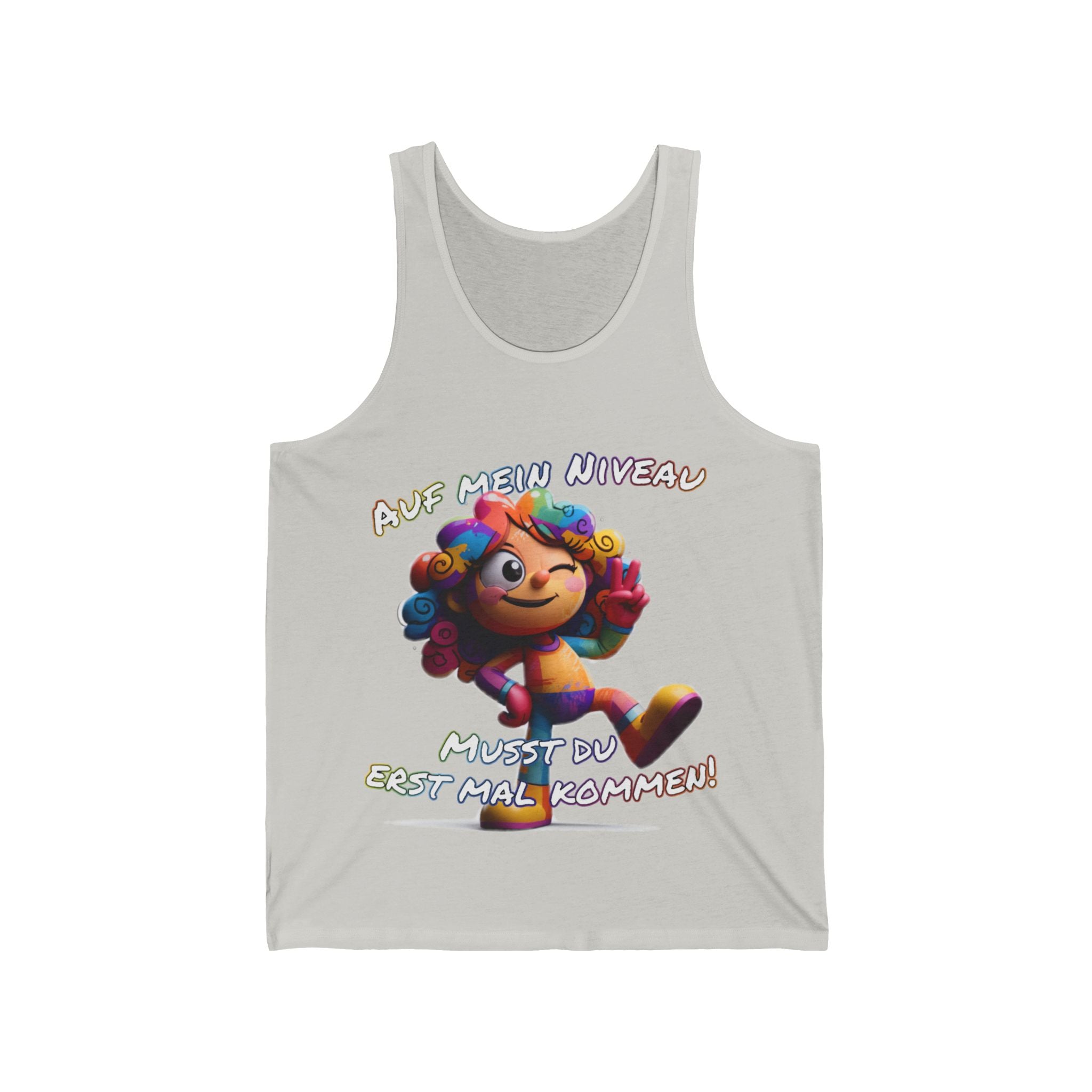 „Auf mein Niveau musst du erst mal kommen!“ Tank Top | Humor | Phönix-Potsdam®
