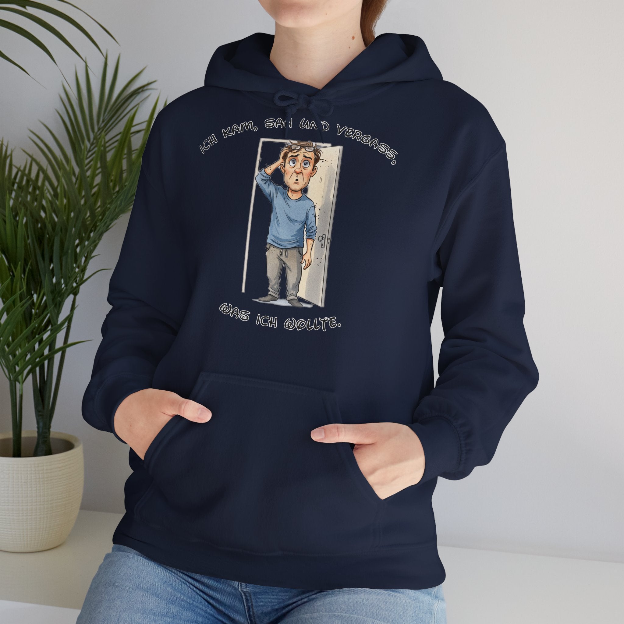 Ich kam, sah und vergaß Hoodie | Karikatur | Phönix-Potsdam®