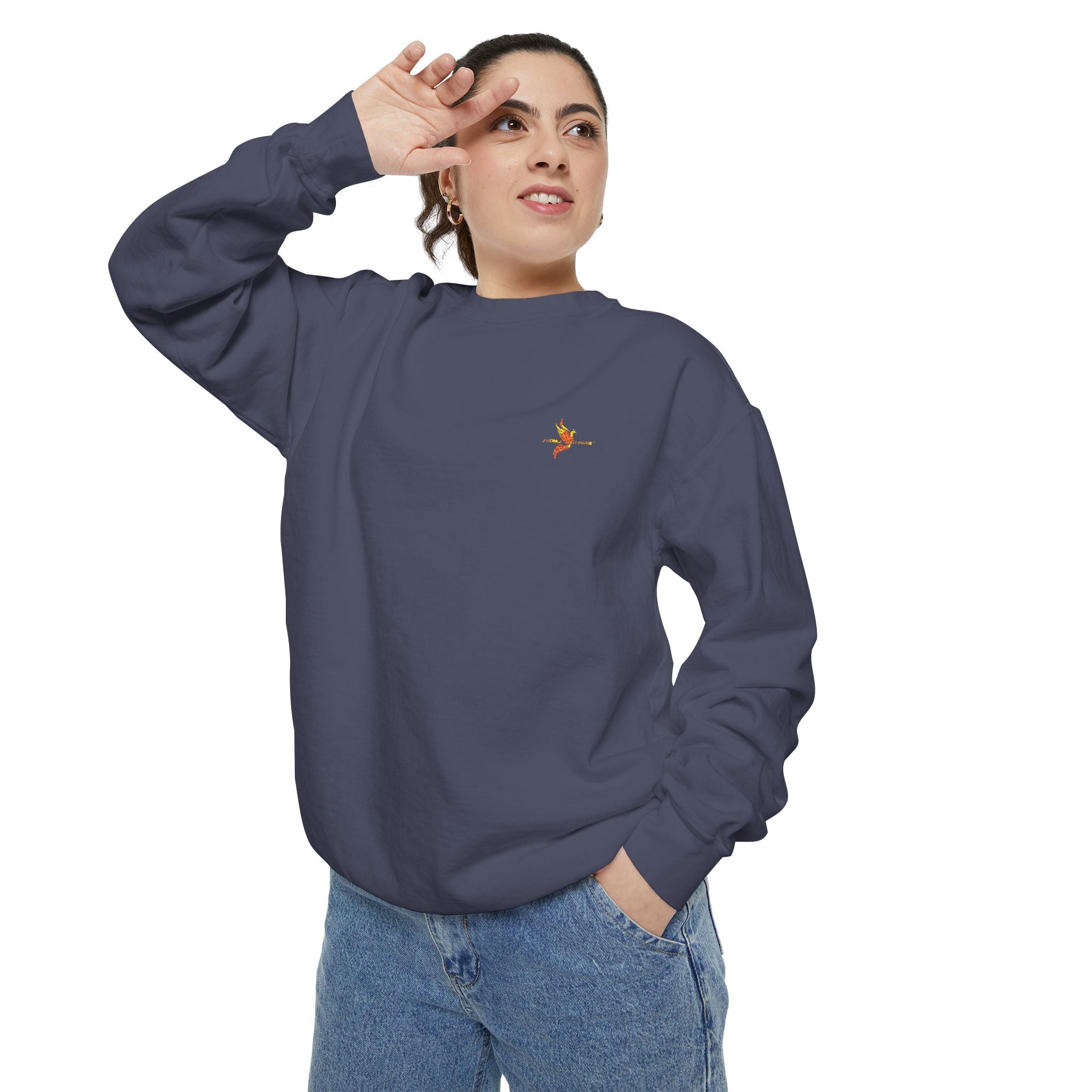 Sweatshirt | Garment-Dyed | Gestickt | Phönix-Potsdam®