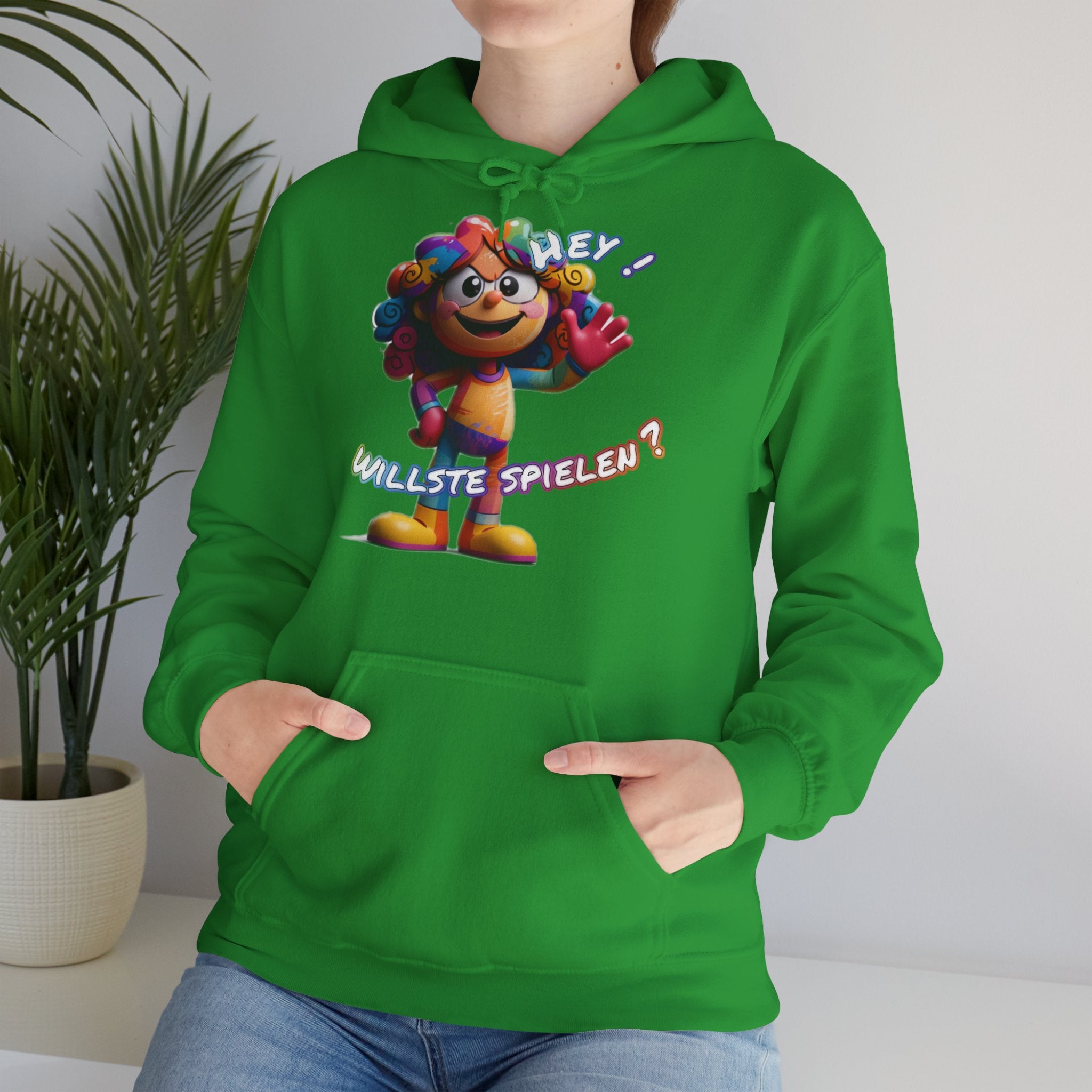 Hoodie „Hey! Willste spielen?“ | Humor | Phönix-Potsdam®