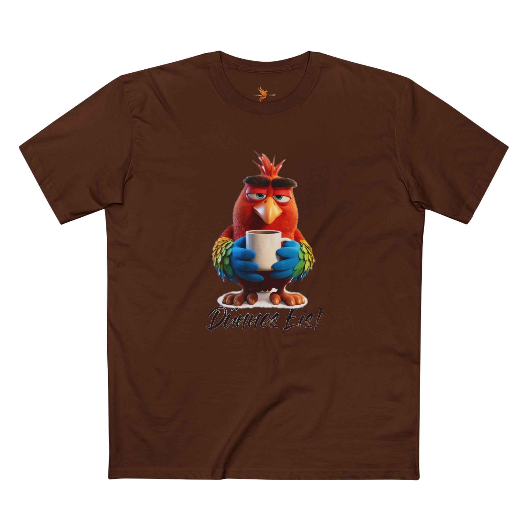 Papagei „Dünnes Eis!“ T-Shirt | Humor | Phönix-Potsdam®