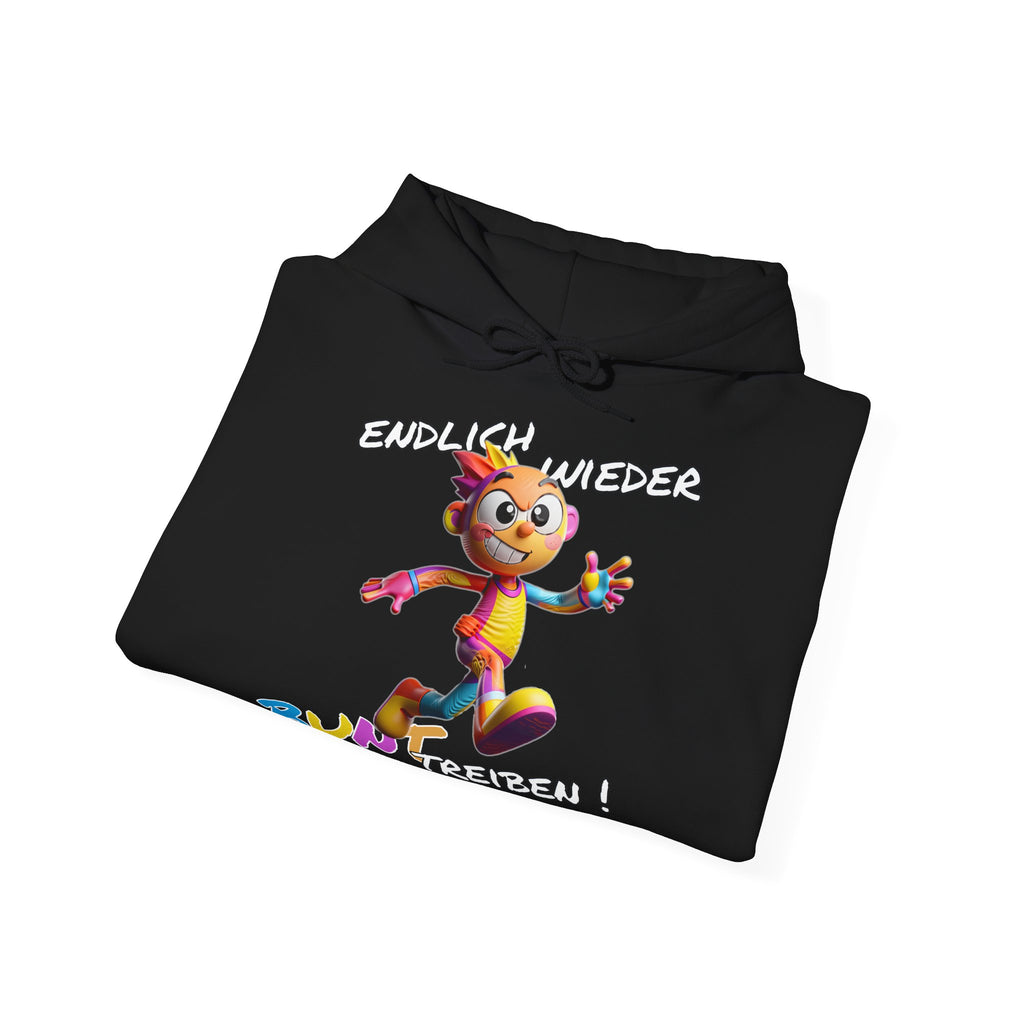 Hoodie „Endlich wieder BUNT treiben!“ | Humor | Phönix-Potsdam®