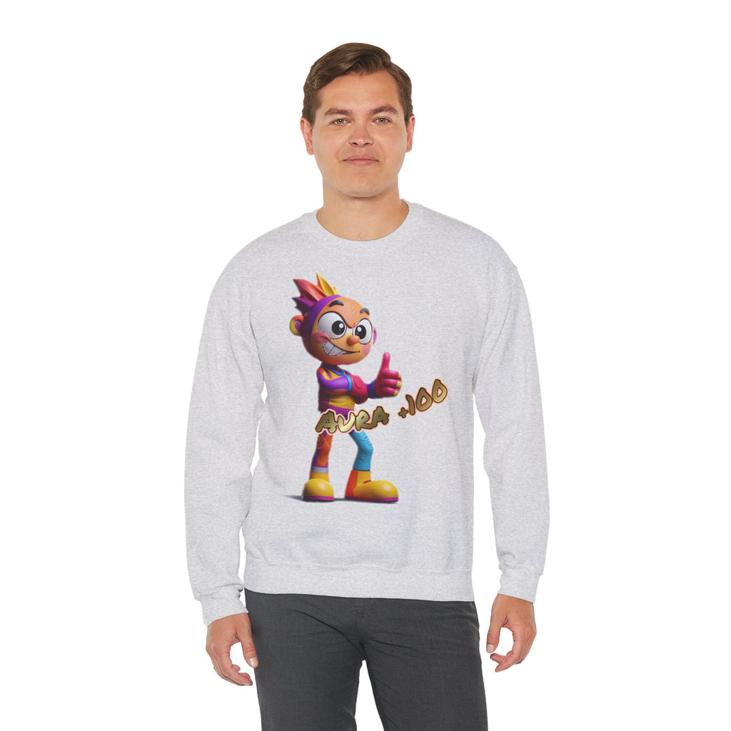 Sweatshirt „Aura +100“ | Humor | Phönix-Potsdam®