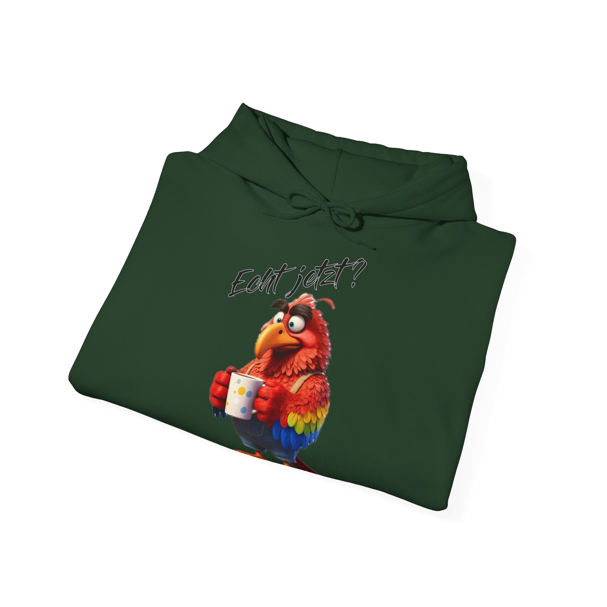Papagei „Echt jetzt?“ Hoodie | Humor | Phönix-Potsdam®