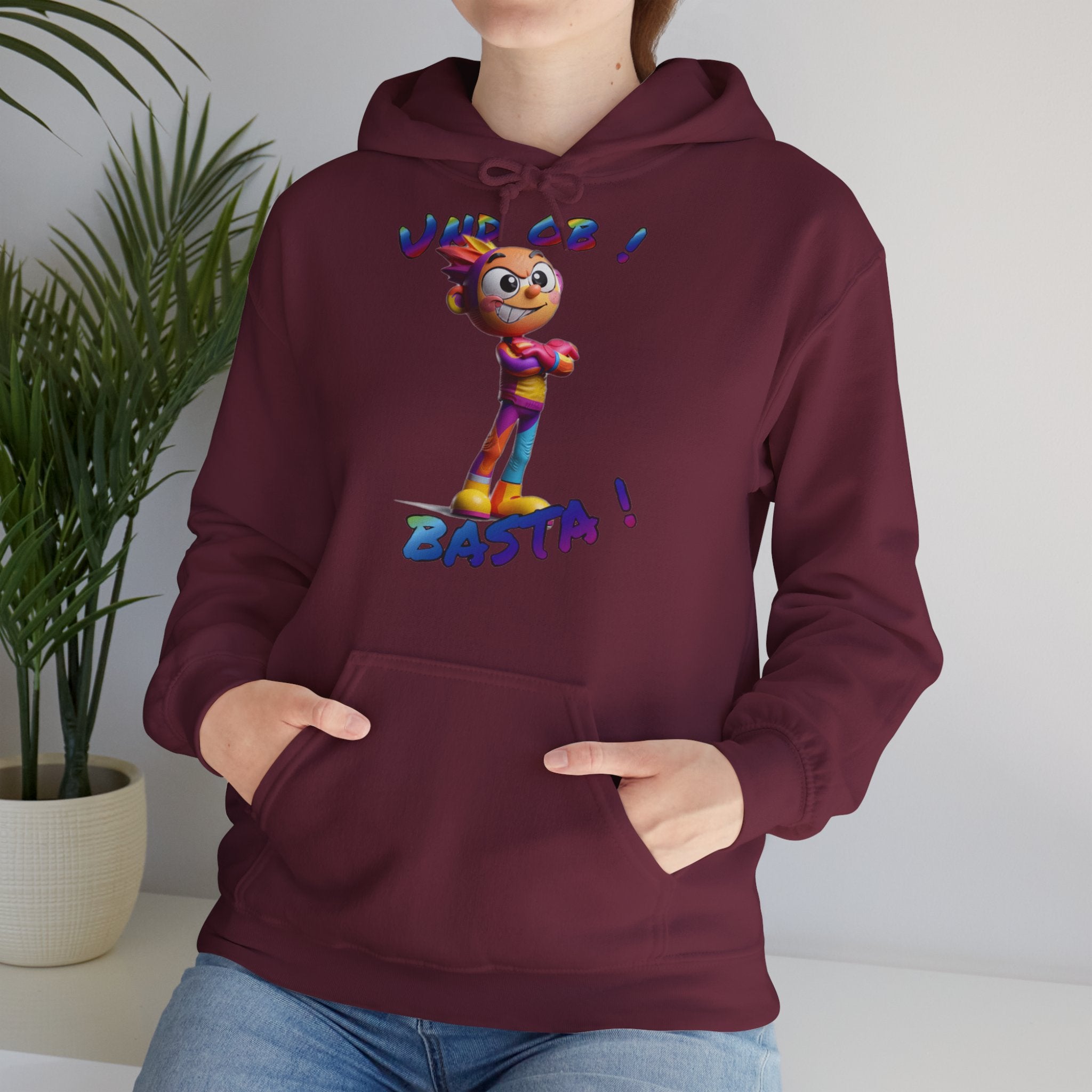 Hoodie „Und ob! Basta!“ | Humor | Phönix-Potsdam®