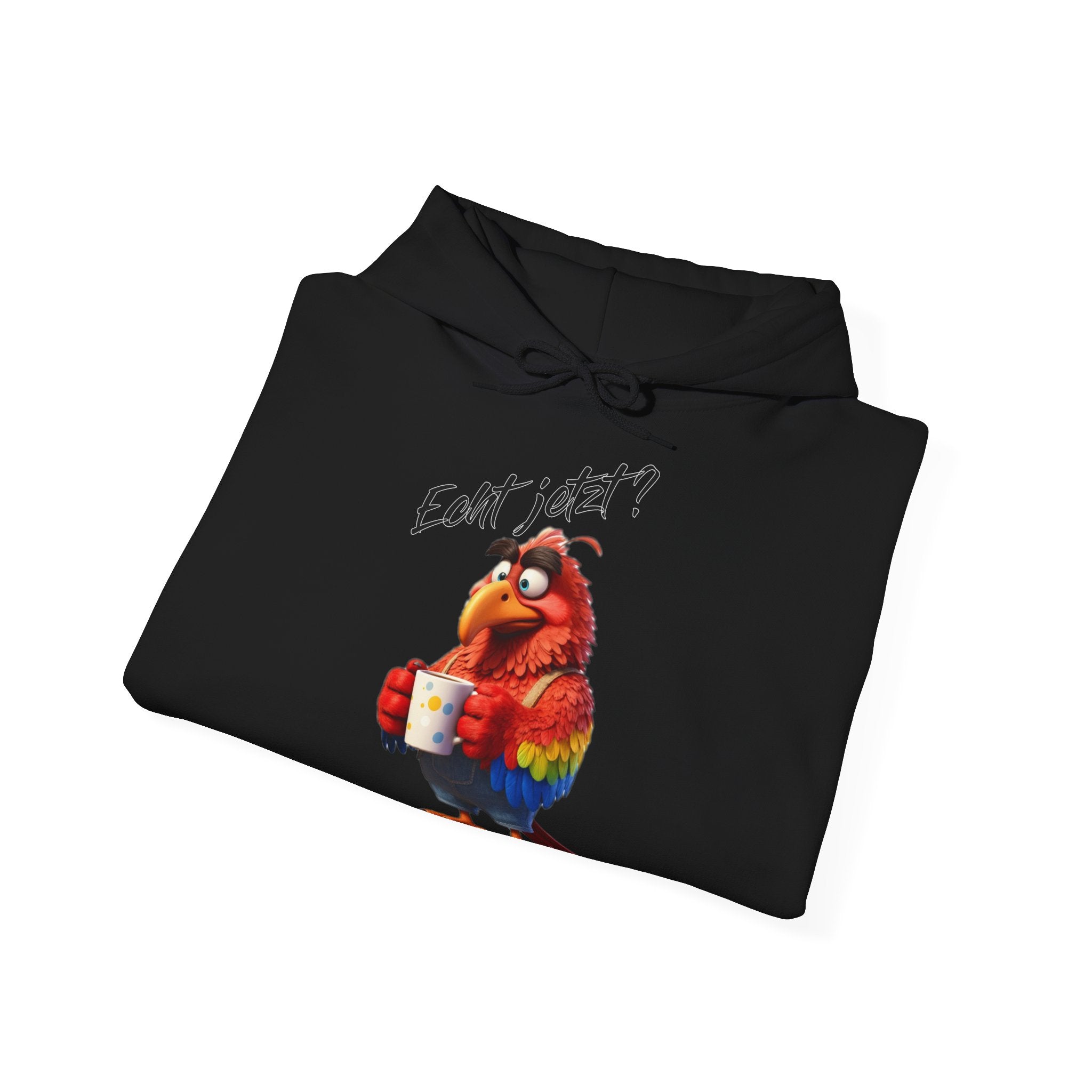 Papagei „Echt jetzt?“ Hoodie | Humor | Phönix-Potsdam®