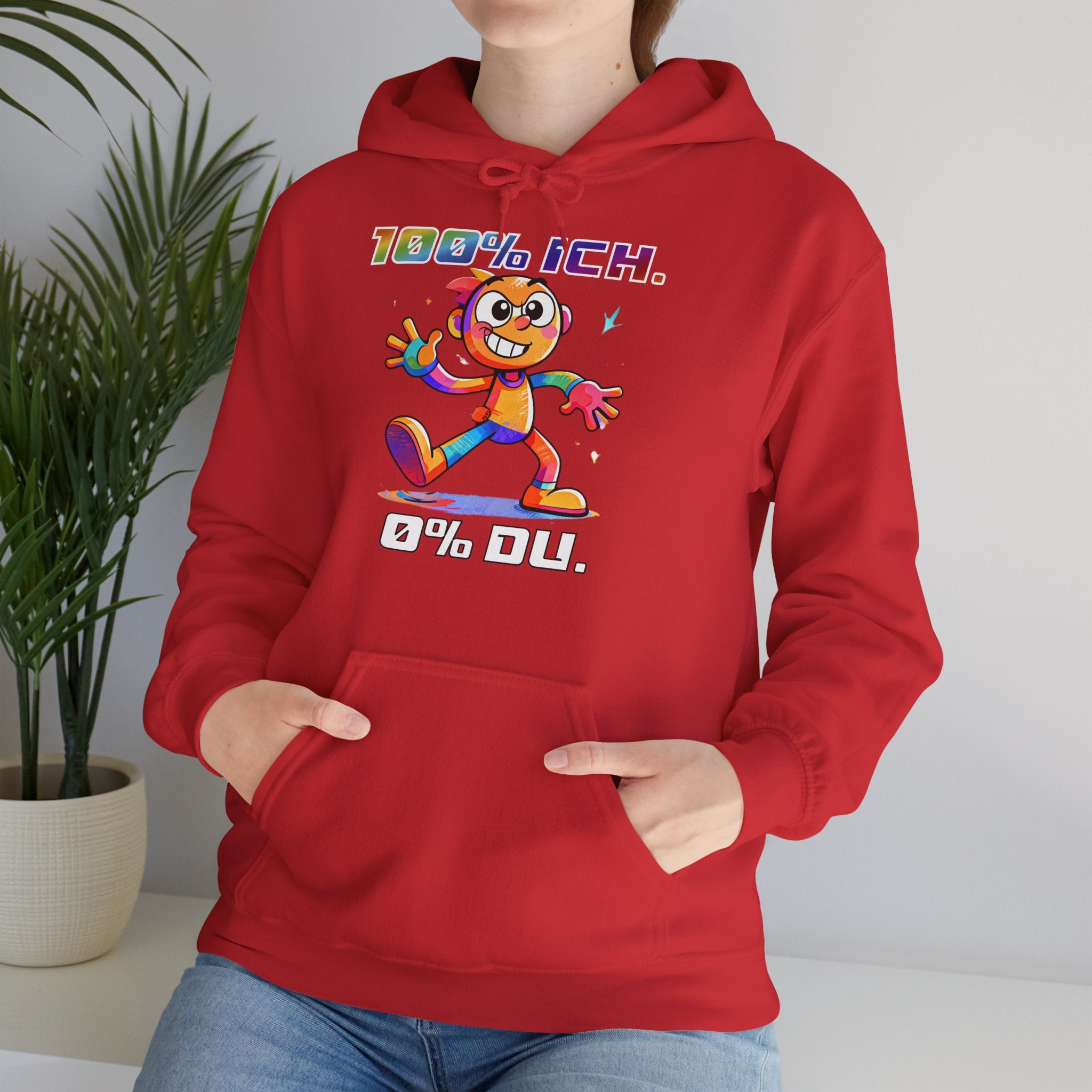 Hoodie „100 % ICH – 0 % DU“ | Humor | Phönix-Potsdam®
