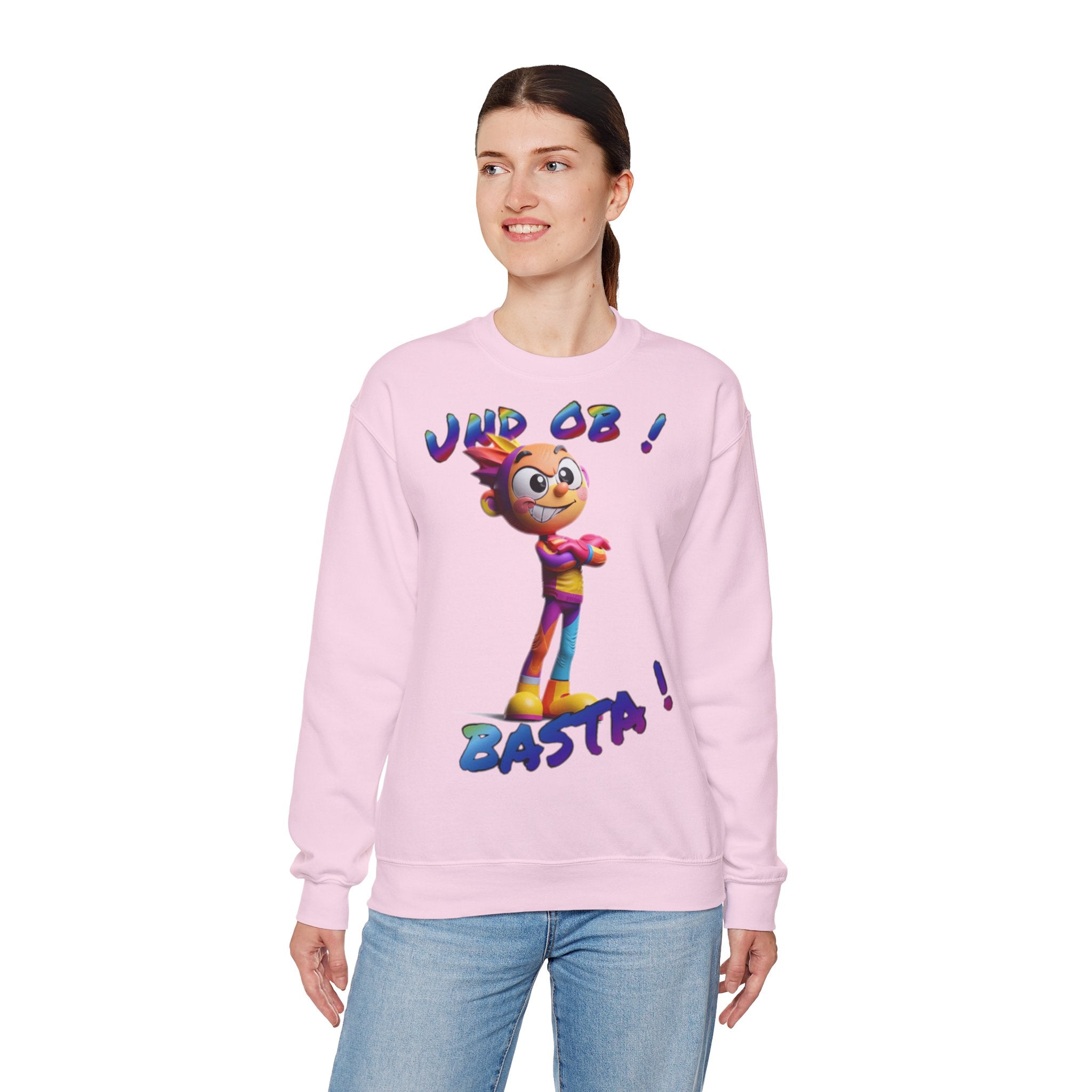 Sweatshirt „Und ob! Basta!“ | Humor | Phönix-Potsdam®