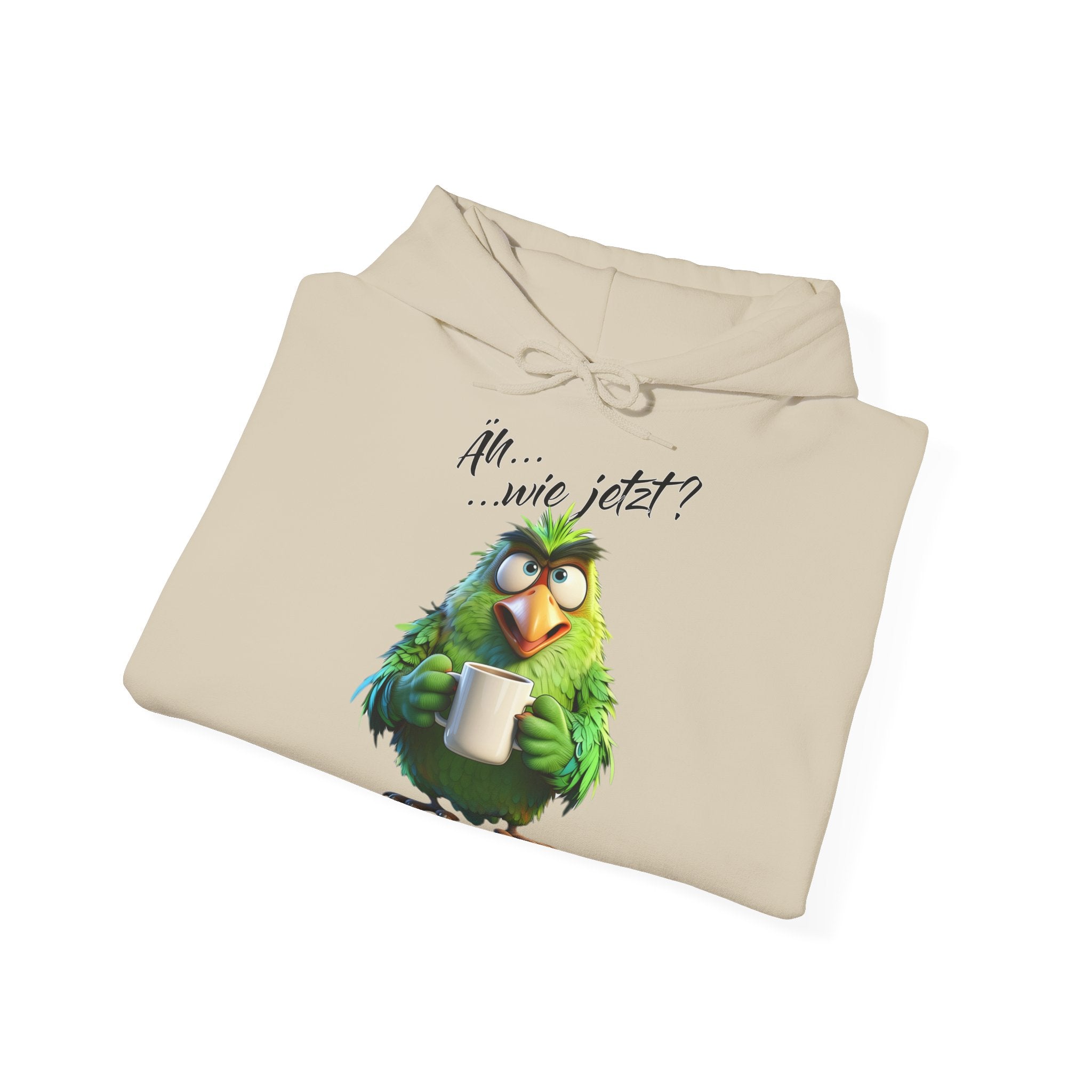 Papagei „Äh...wie jetzt?“ Hoodie | Humor | Phönix-Potsdam®