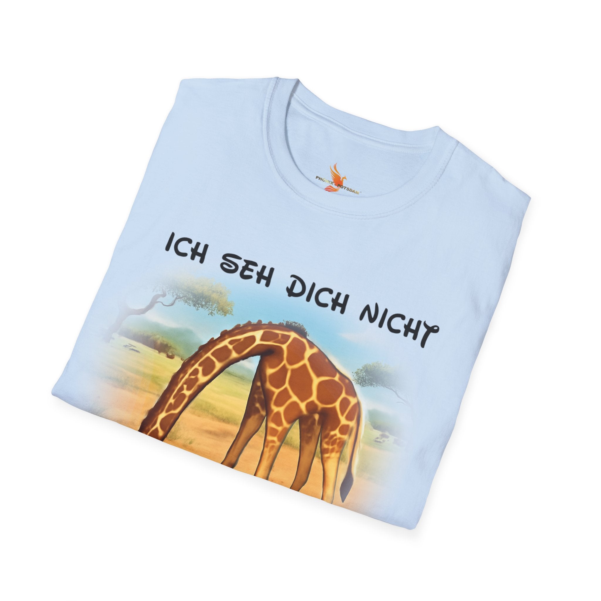 Giraffe „Ich seh dich nicht – Du siehst mich nicht“ T-Shirt | Phönix-Potsdam®