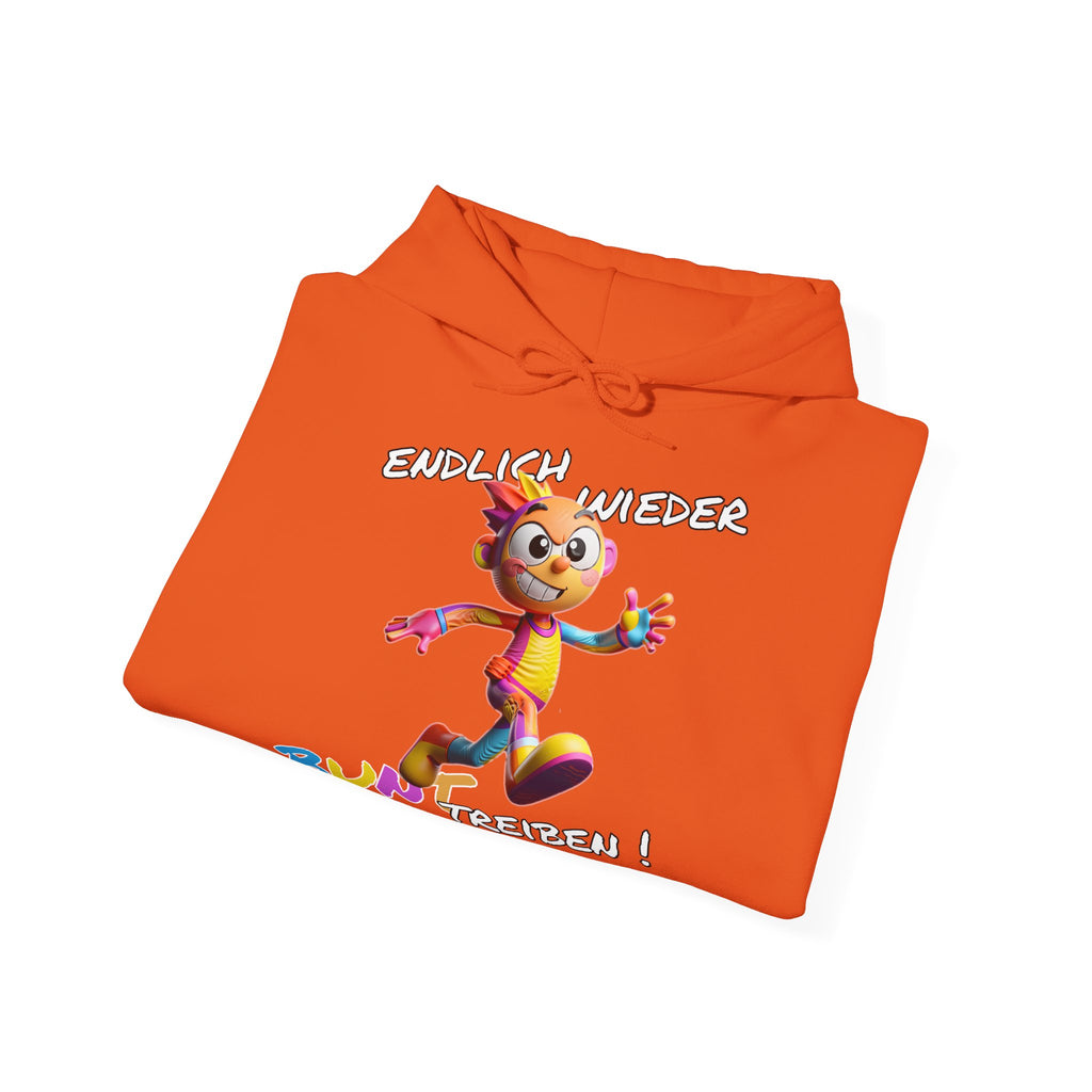 Hoodie „Endlich wieder BUNT treiben!“ | Humor | Phönix-Potsdam®