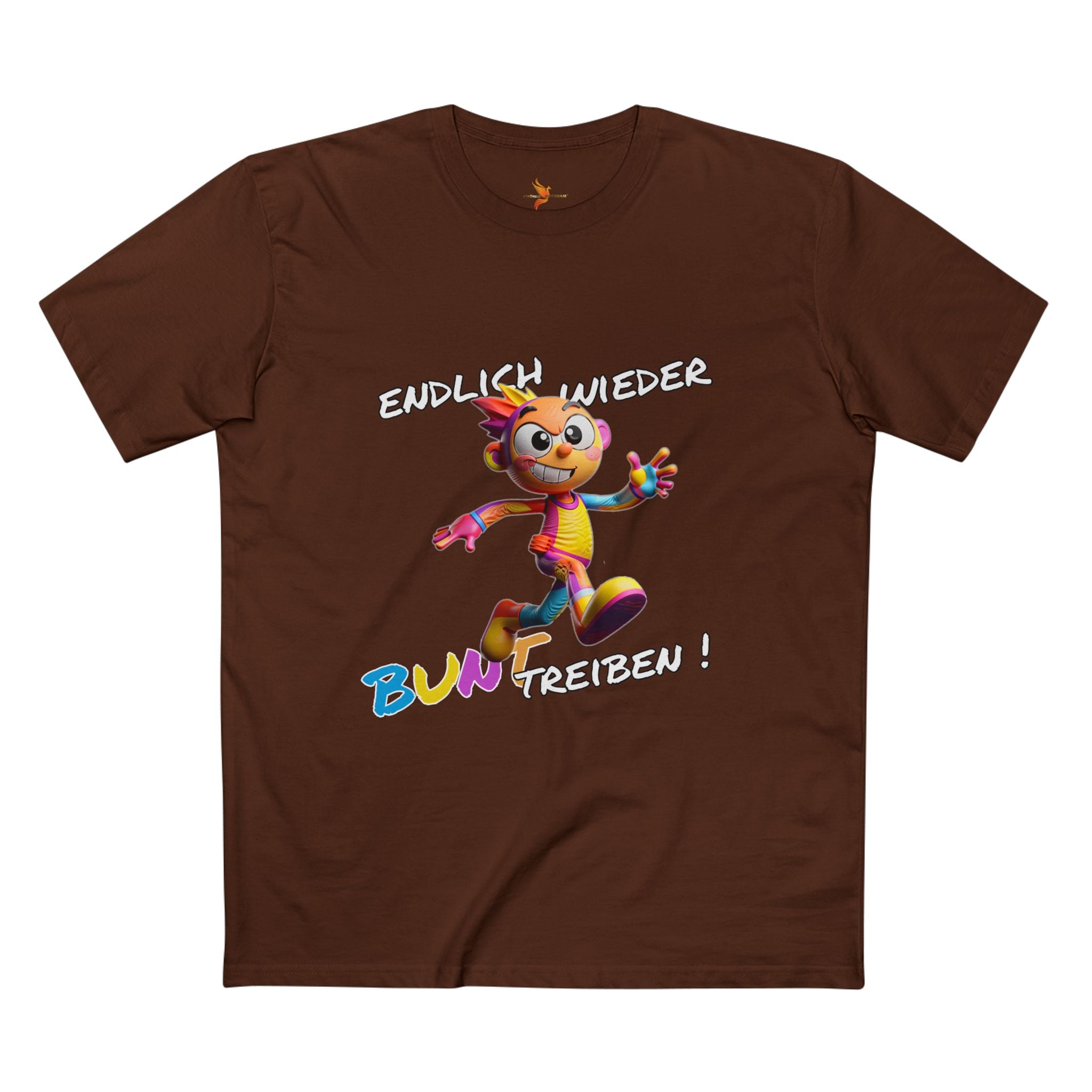 T-Shirt „Endlich wieder BUNT treiben!“ | Humor | Phönix-Potsdam®