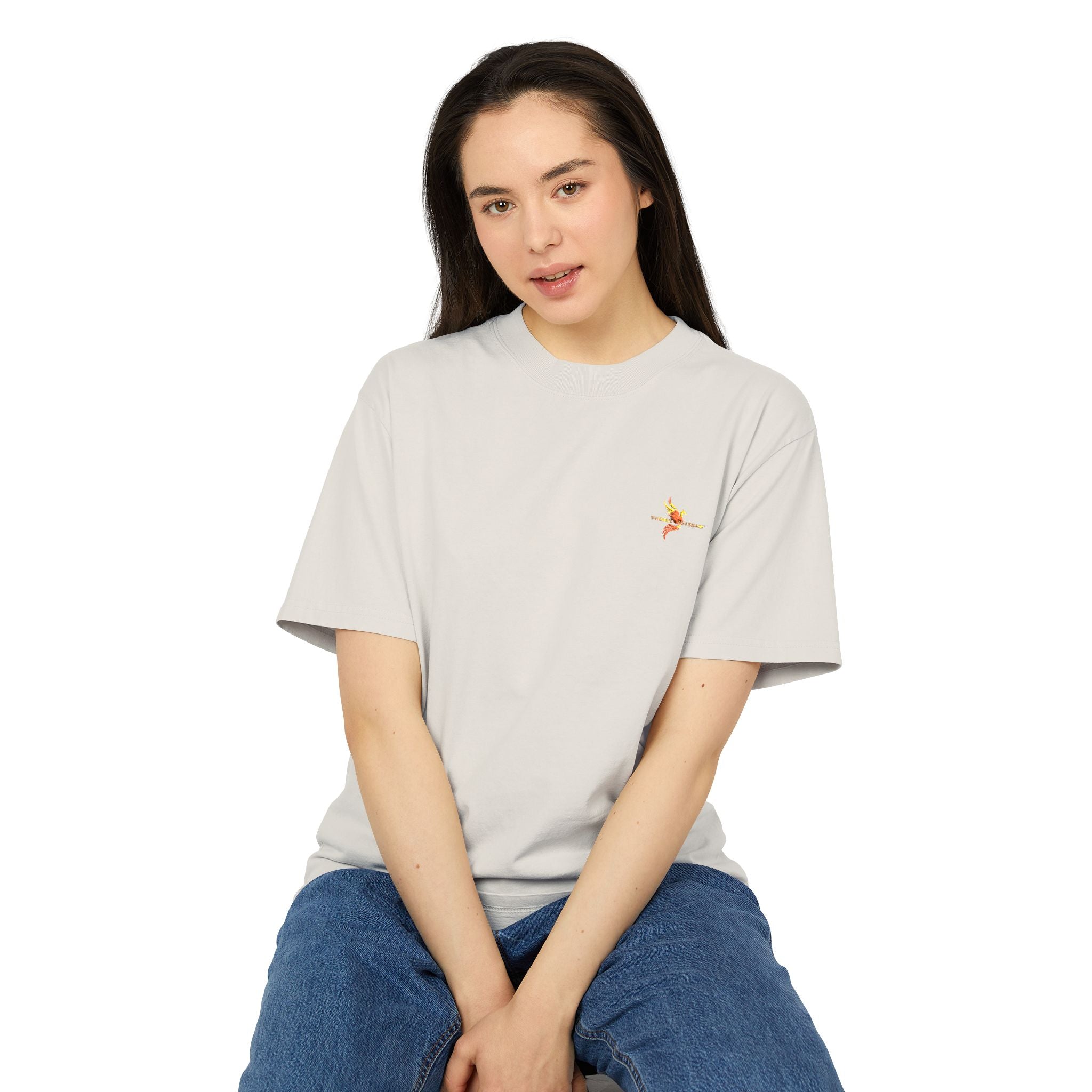T-Shirt | Heavyweight Vintage | Gestickt | Phönix-Potsdam®