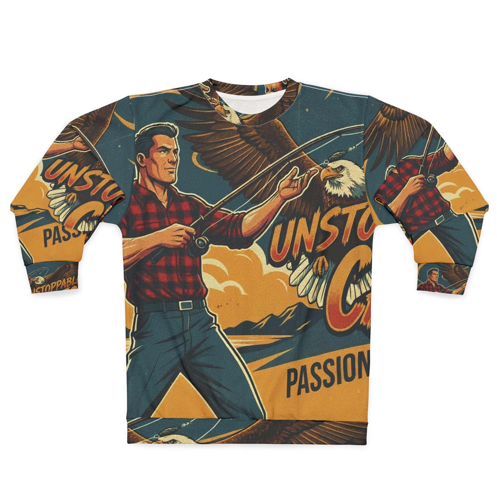 Angel Sweatshirt – "Unstoppable Catch" | All-Over-Print | Phönix-Potsdam®