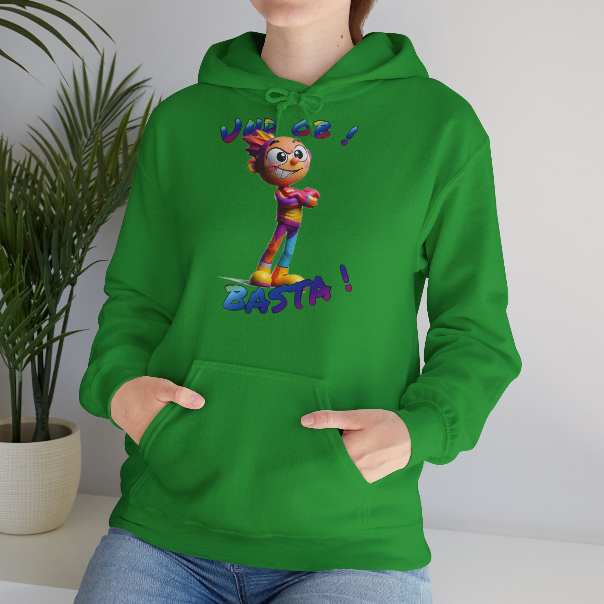 Hoodie „Und ob! Basta!“ | Humor | Phönix-Potsdam®