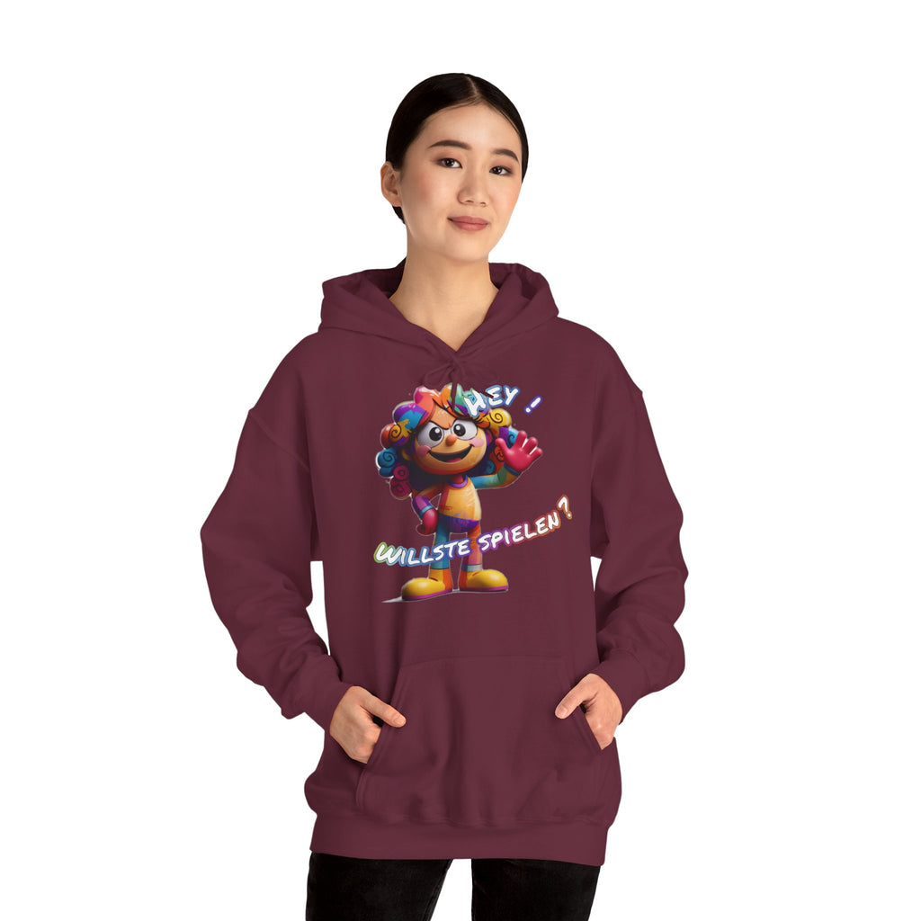 Hoodie „Hey! Willste spielen?“ | Humor | Phönix-Potsdam®