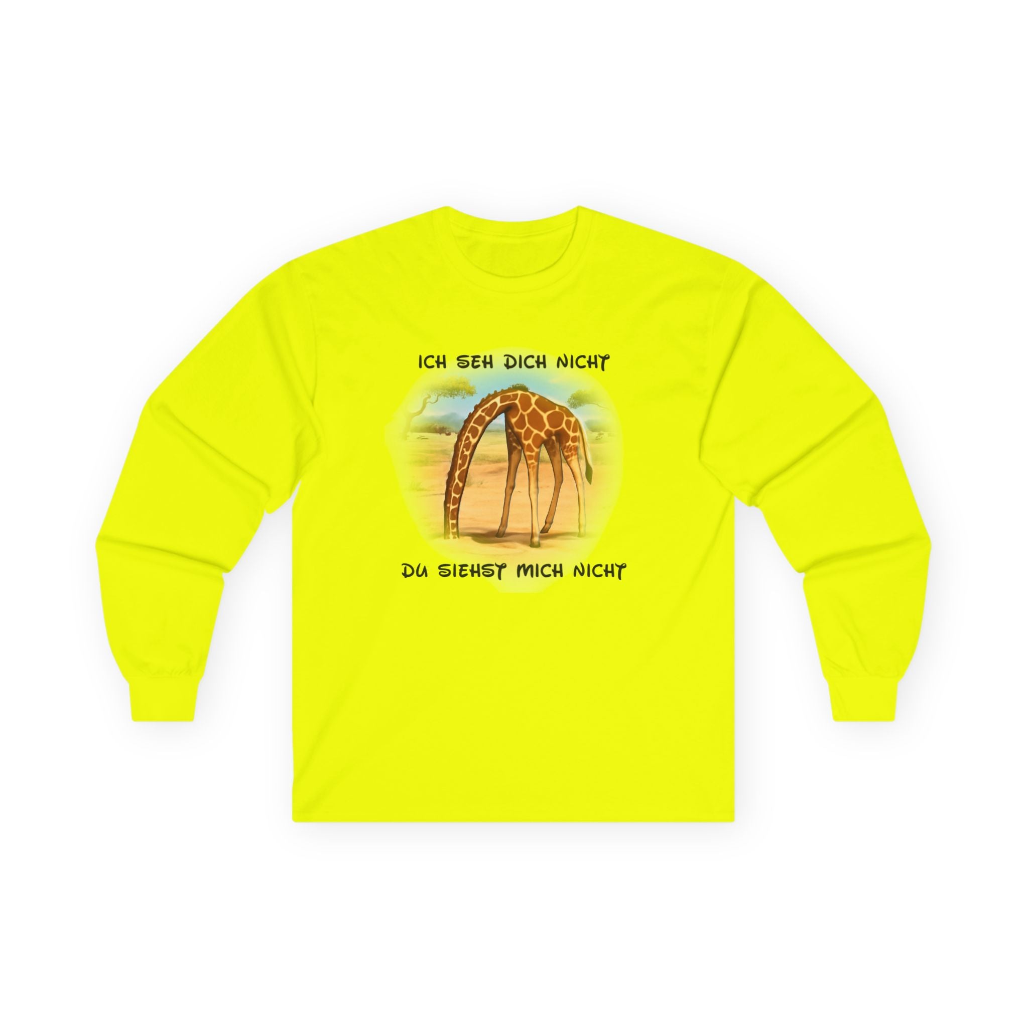 Giraffe Langarmshirt „Ich seh dich nicht“ | Long-Sleeve | Phönix-Potsdam®