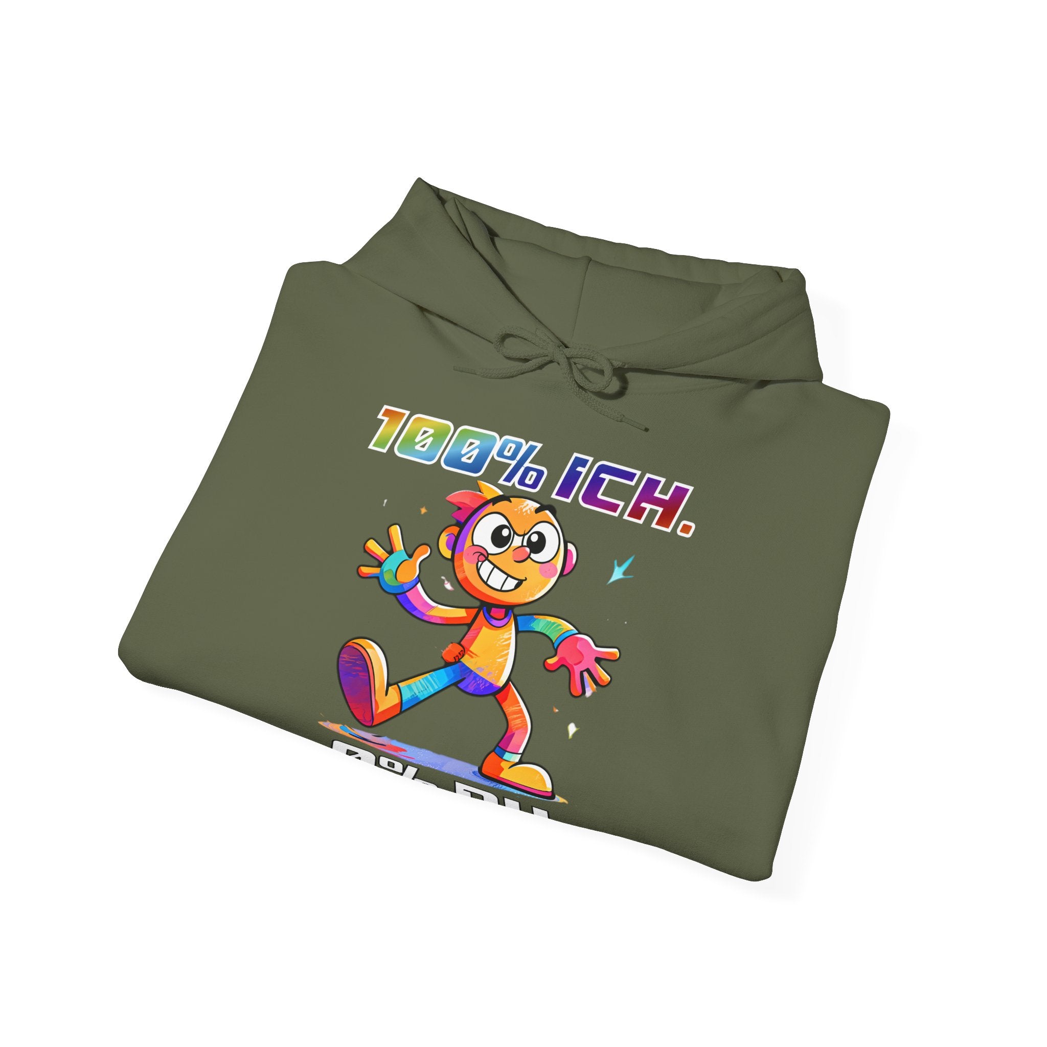 Hoodie „100 % ICH – 0 % DU“ | Humor | Phönix-Potsdam®