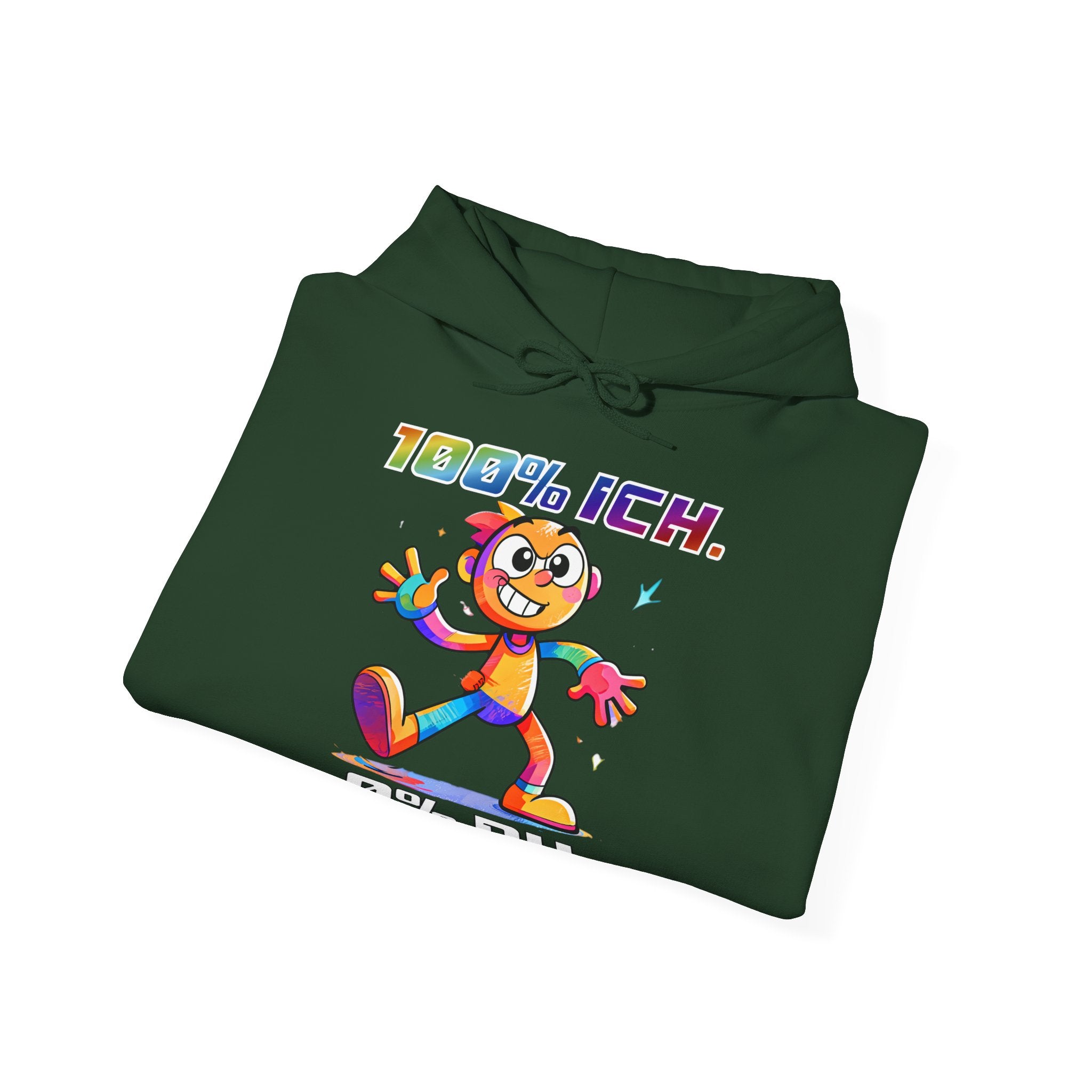 Hoodie „100 % ICH – 0 % DU“ | Humor | Phönix-Potsdam®