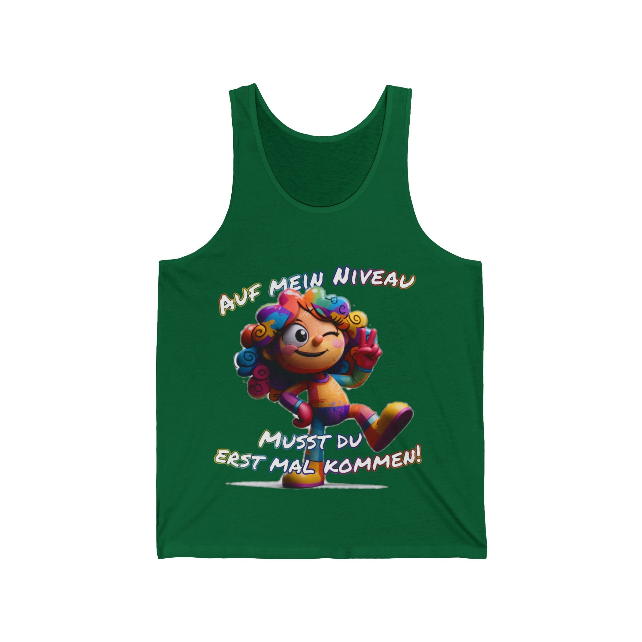 „Auf mein Niveau musst du erst mal kommen!“ Tank Top | Humor | Phönix-Potsdam®