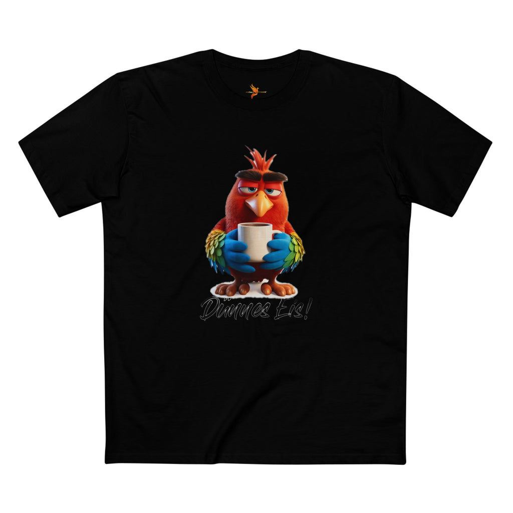 Papagei „Dünnes Eis!“ T-Shirt | Humor | Phönix-Potsdam®