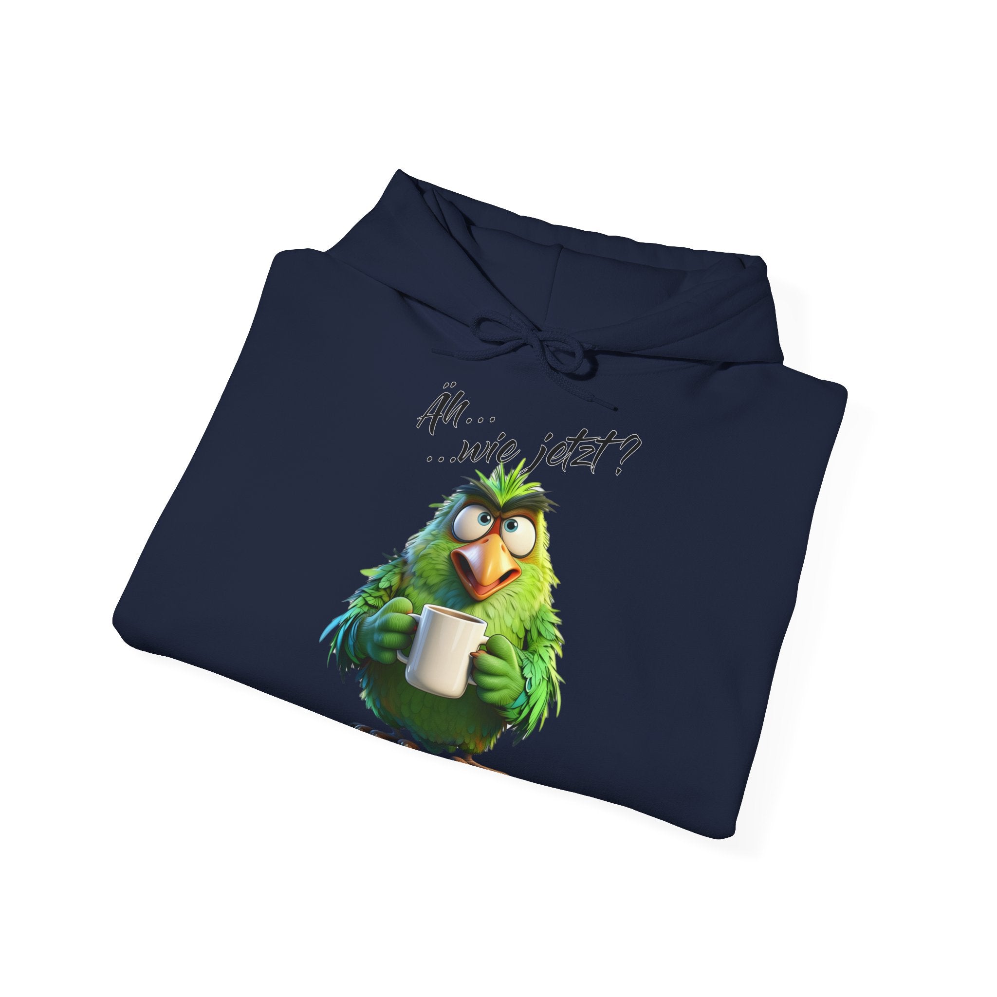 Papagei „Äh...wie jetzt?“ Hoodie | Humor | Phönix-Potsdam®