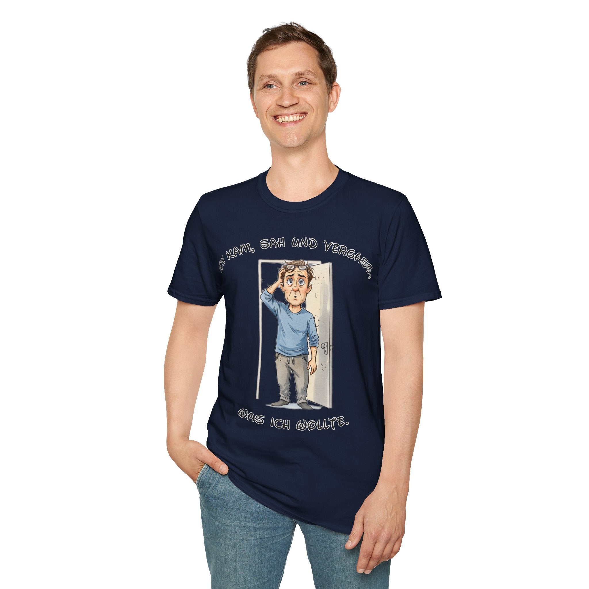 Ich kam, sah und vergaß T-Shirt | Karikatur | Phönix-Potsdam®