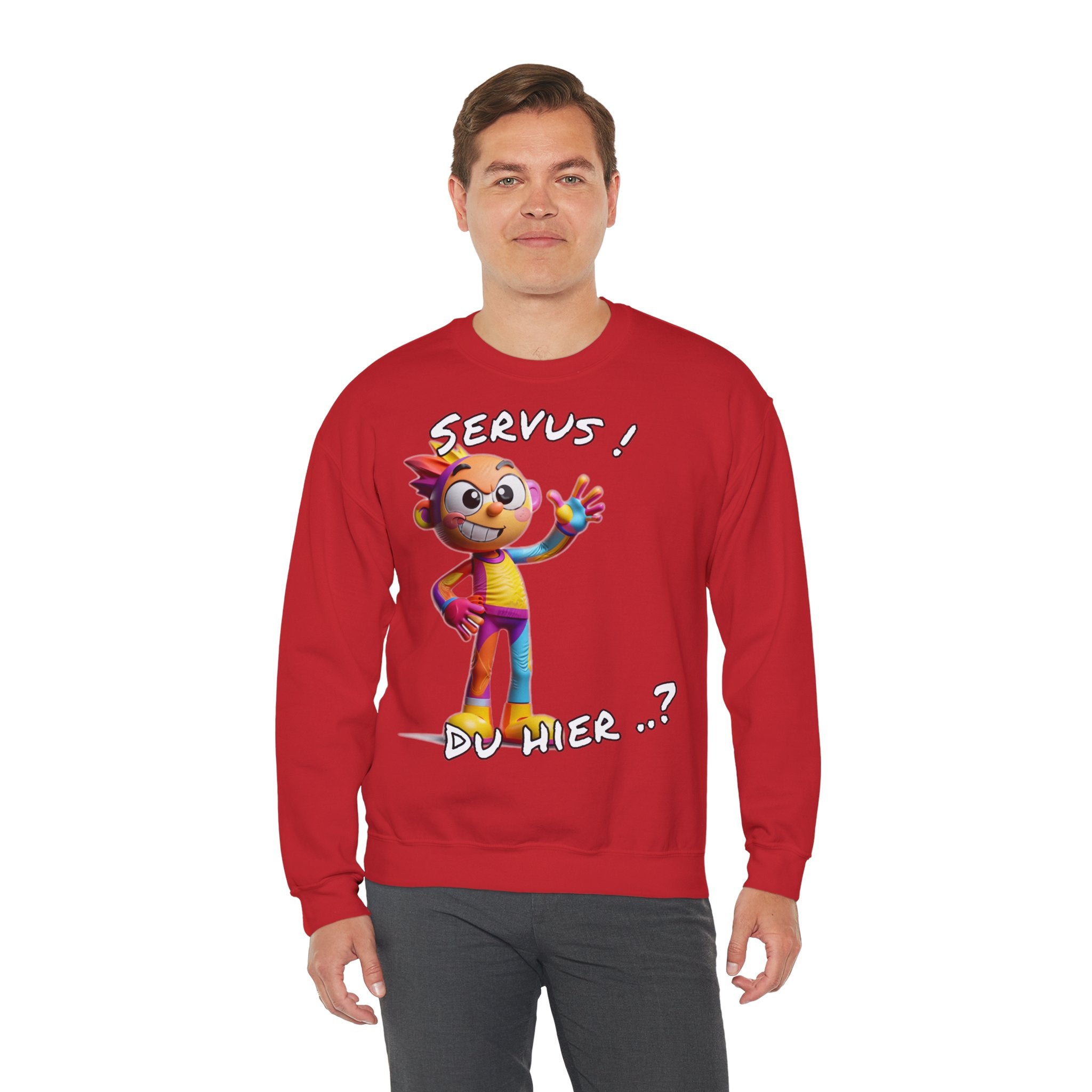 Sweatshirt „Servus! Du hier..?“ | Humor | Phönix-Potsdam®