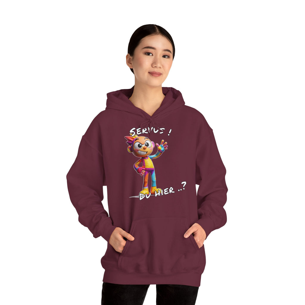 Hoodie „Servus! Du hier..?“ | Humor | Phönix-Potsdam®