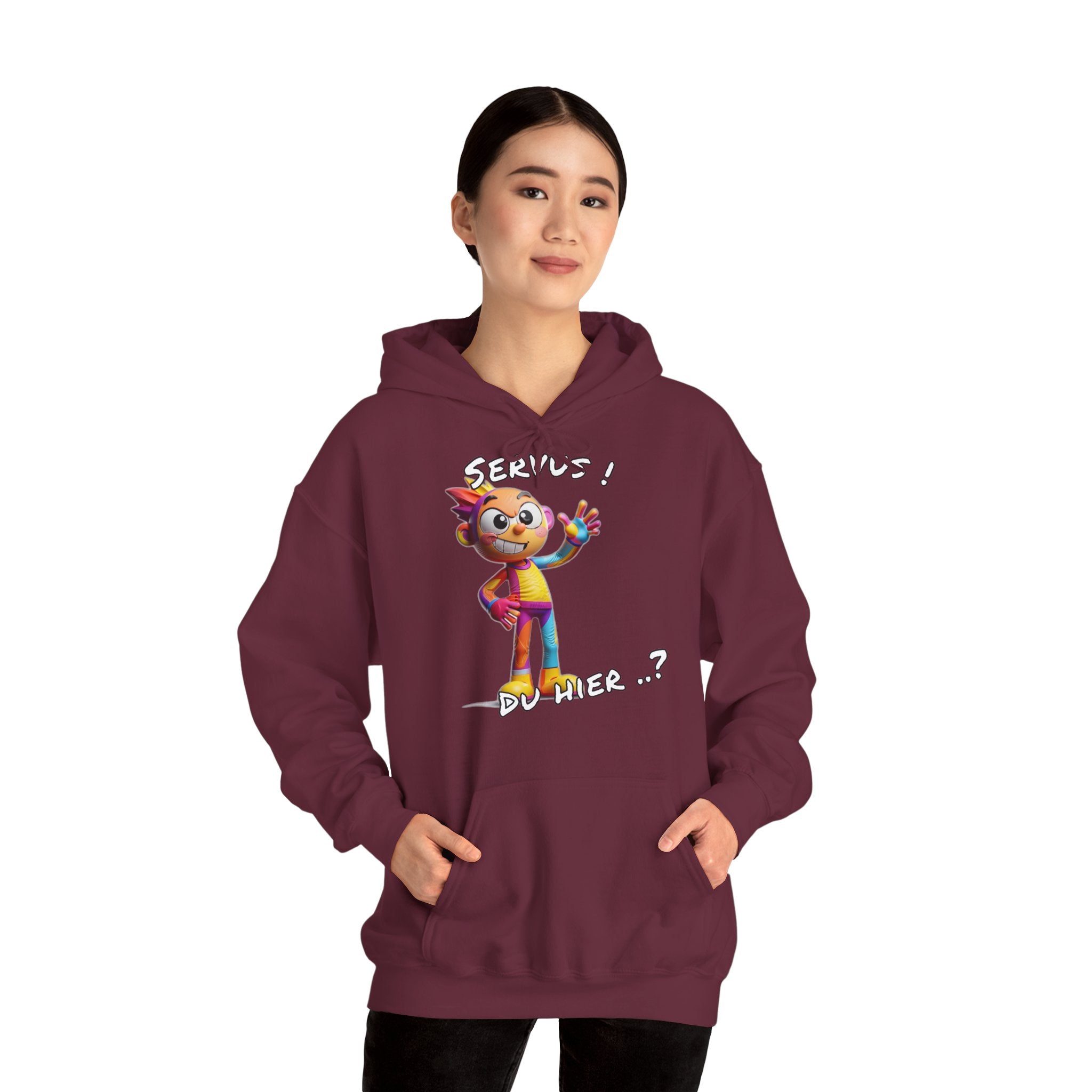 Hoodie „Servus! Du hier..?“ | Humor | Phönix-Potsdam®