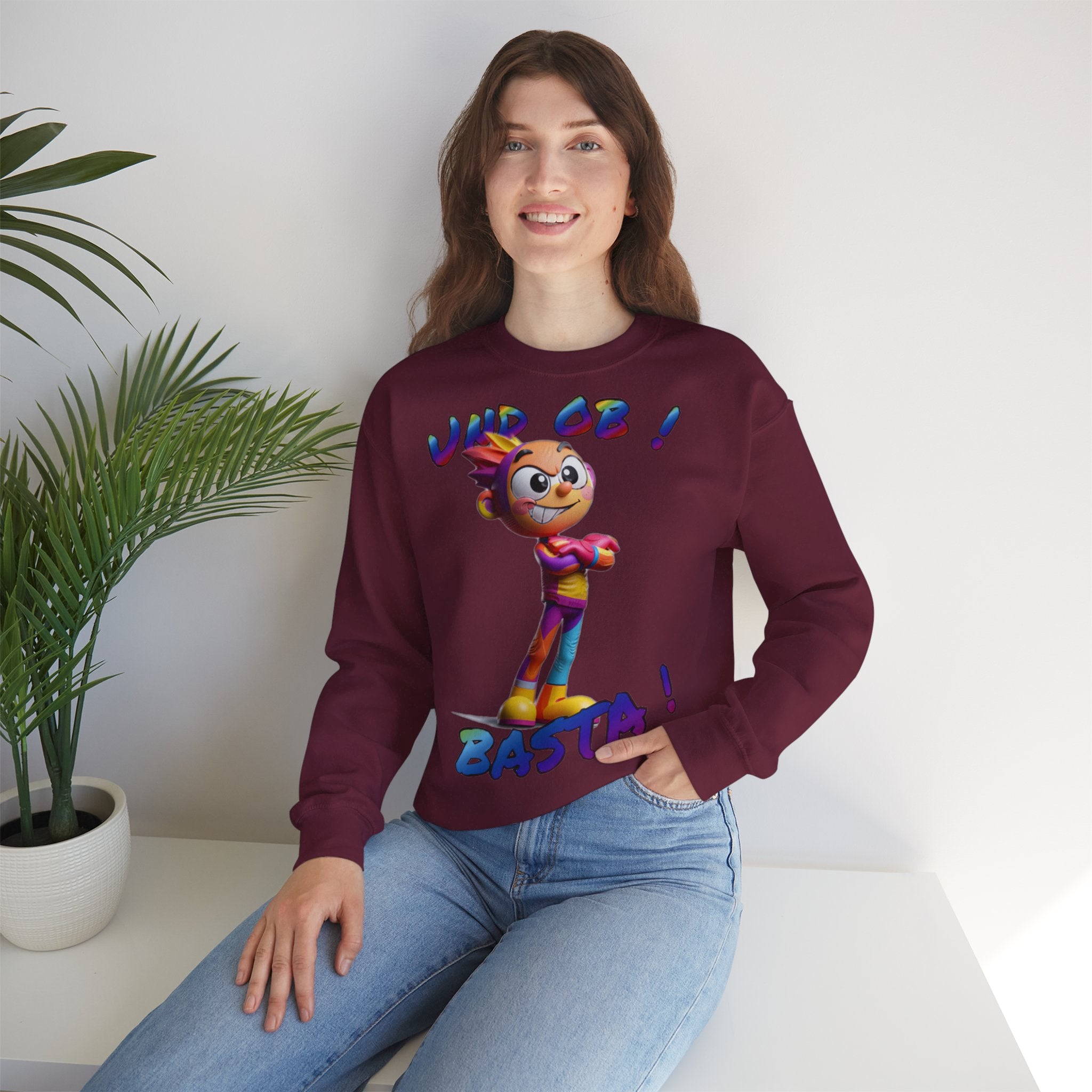 Sweatshirt „Und ob! Basta!“ | Humor | Phönix-Potsdam®