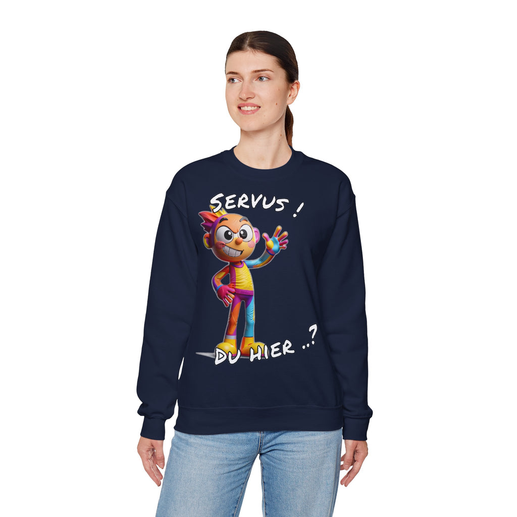 Sweatshirt „Servus! Du hier..?“ | Humor | Phönix-Potsdam®