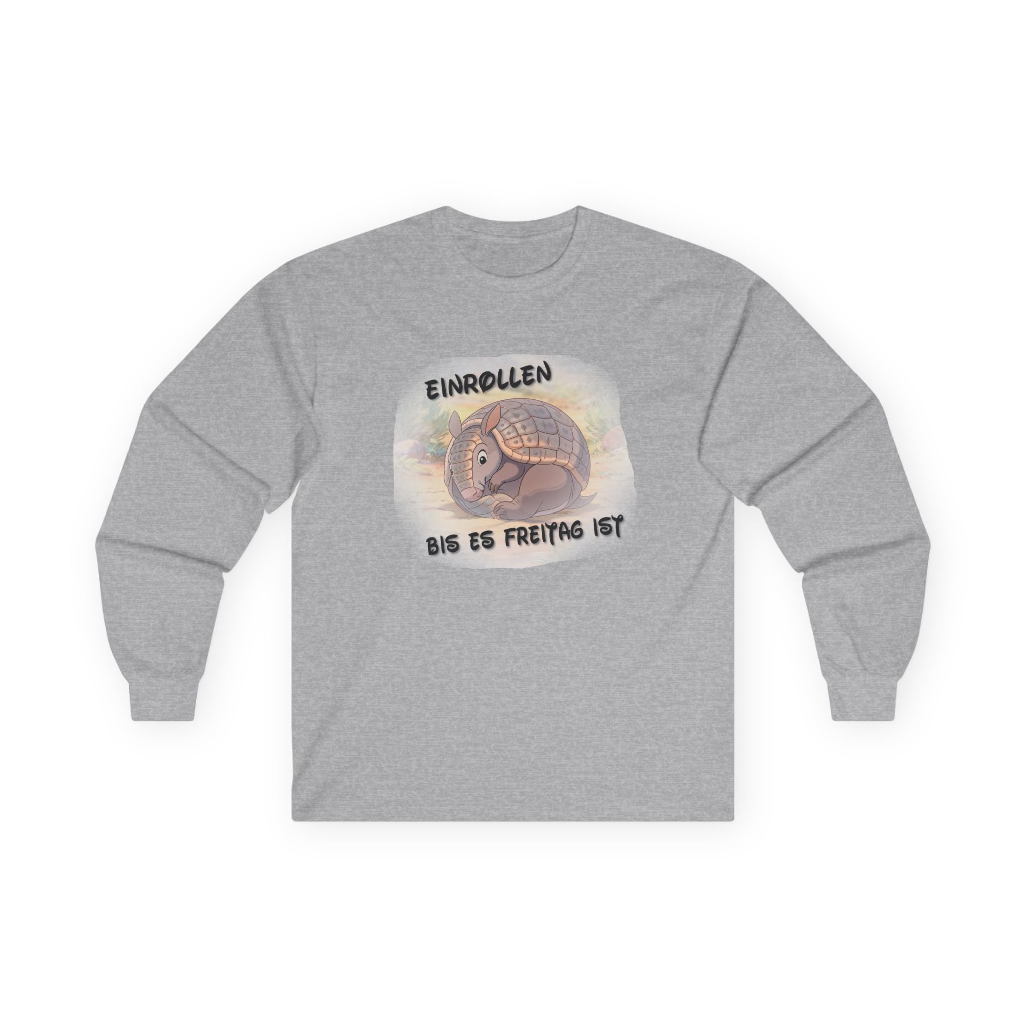 Gürteltier „Einrollen bis es Freitag ist“ Langarmshirt | Phönix-Potsdam®