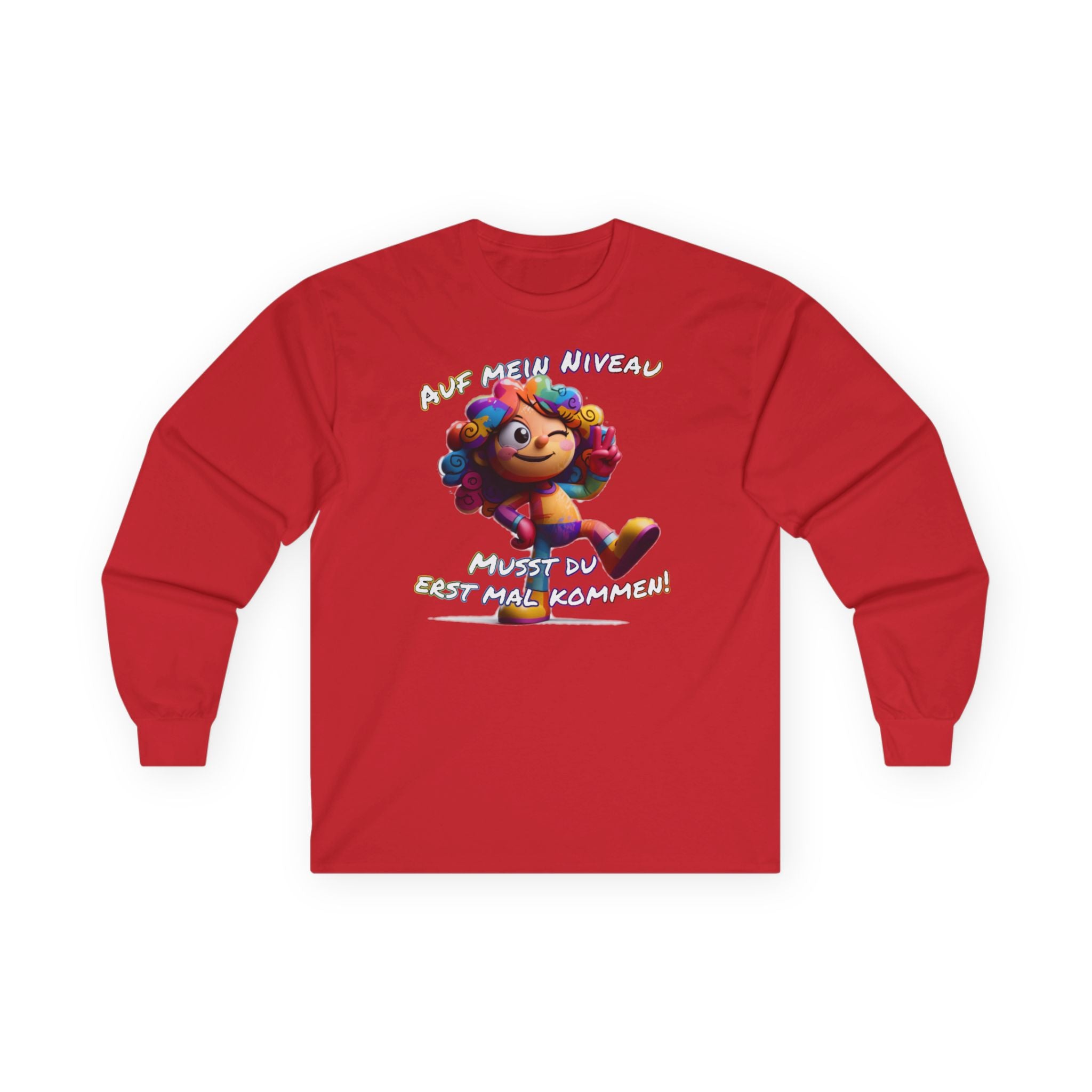 „Auf mein Niveau musst du erst mal kommen!“ Langarmshirt | Humor | Phönix-Potsdam®