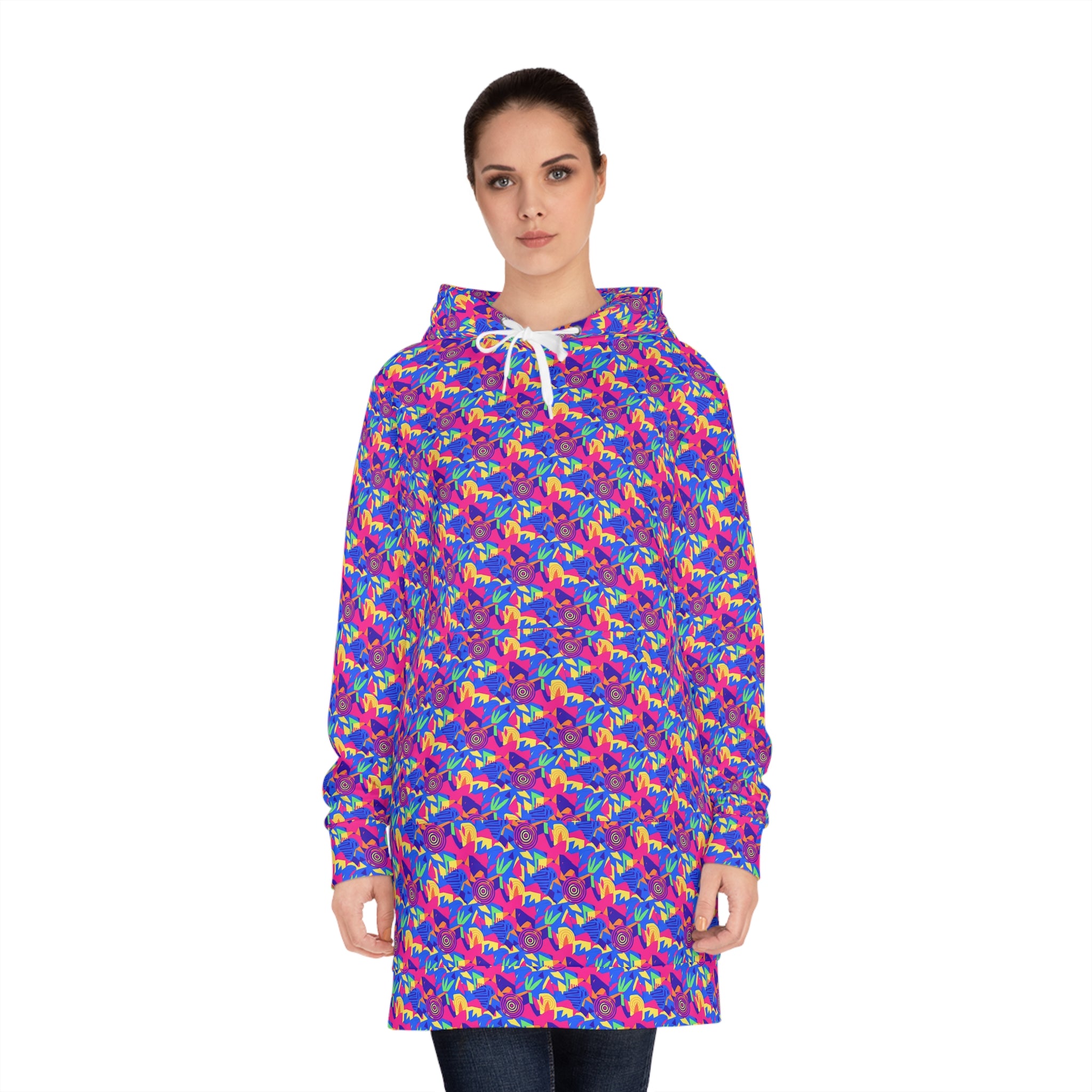 Long-Hoodie AOP „Kaleidoskop“ | Bunt & Mutig | Phönix-Potsdam®