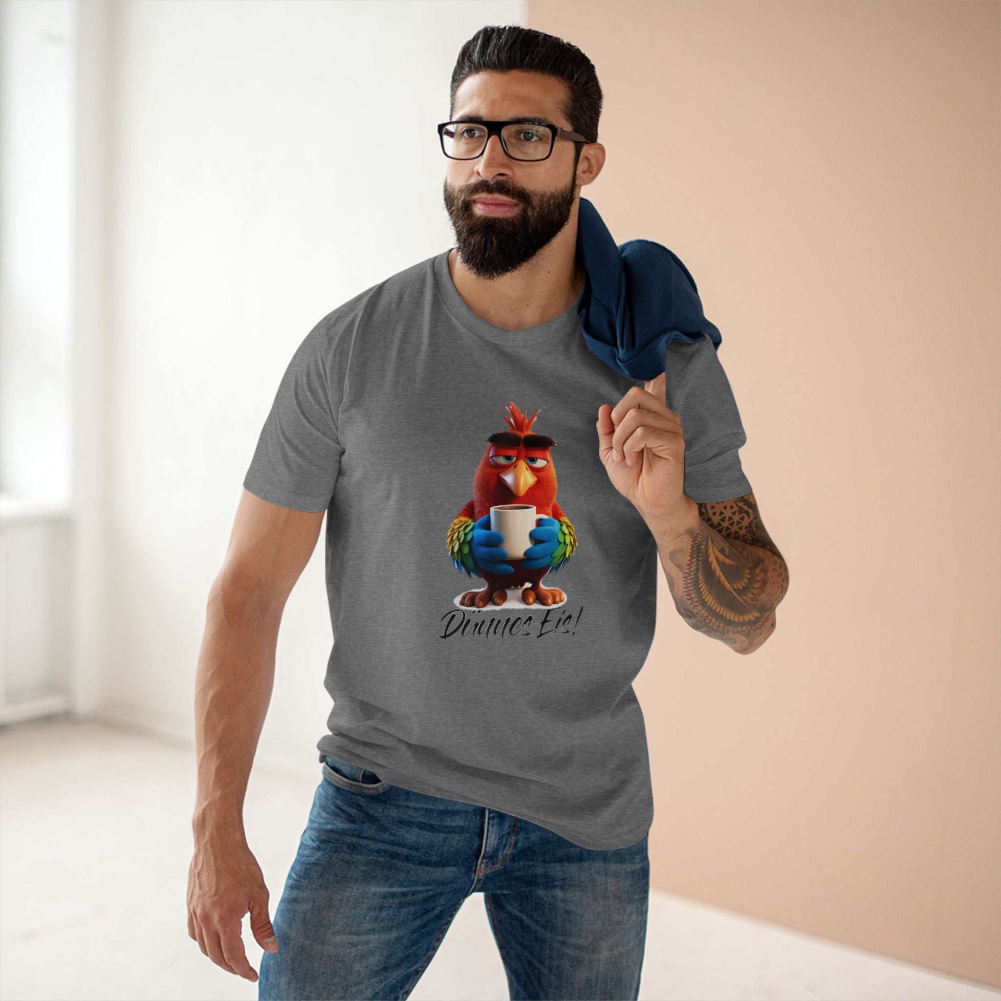 Papagei „Dünnes Eis!“ T-Shirt | Humor | Phönix-Potsdam®