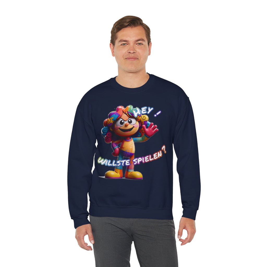 Sweatshirt „Hey! Willste spielen?“ | Humor | Phönix-Potsdam®