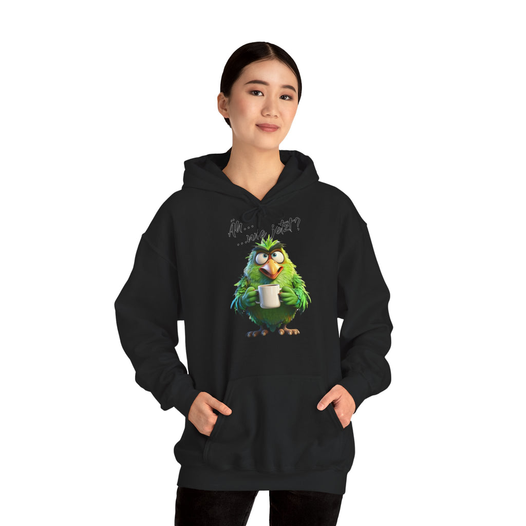 Papagei „Äh...wie jetzt?“ Hoodie | Humor | Phönix-Potsdam®
