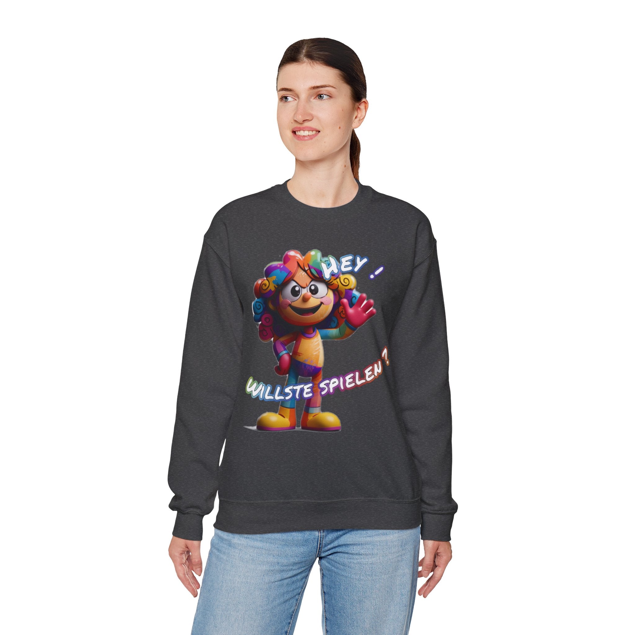 Sweatshirt „Hey! Willste spielen?“ | Humor | Phönix-Potsdam®