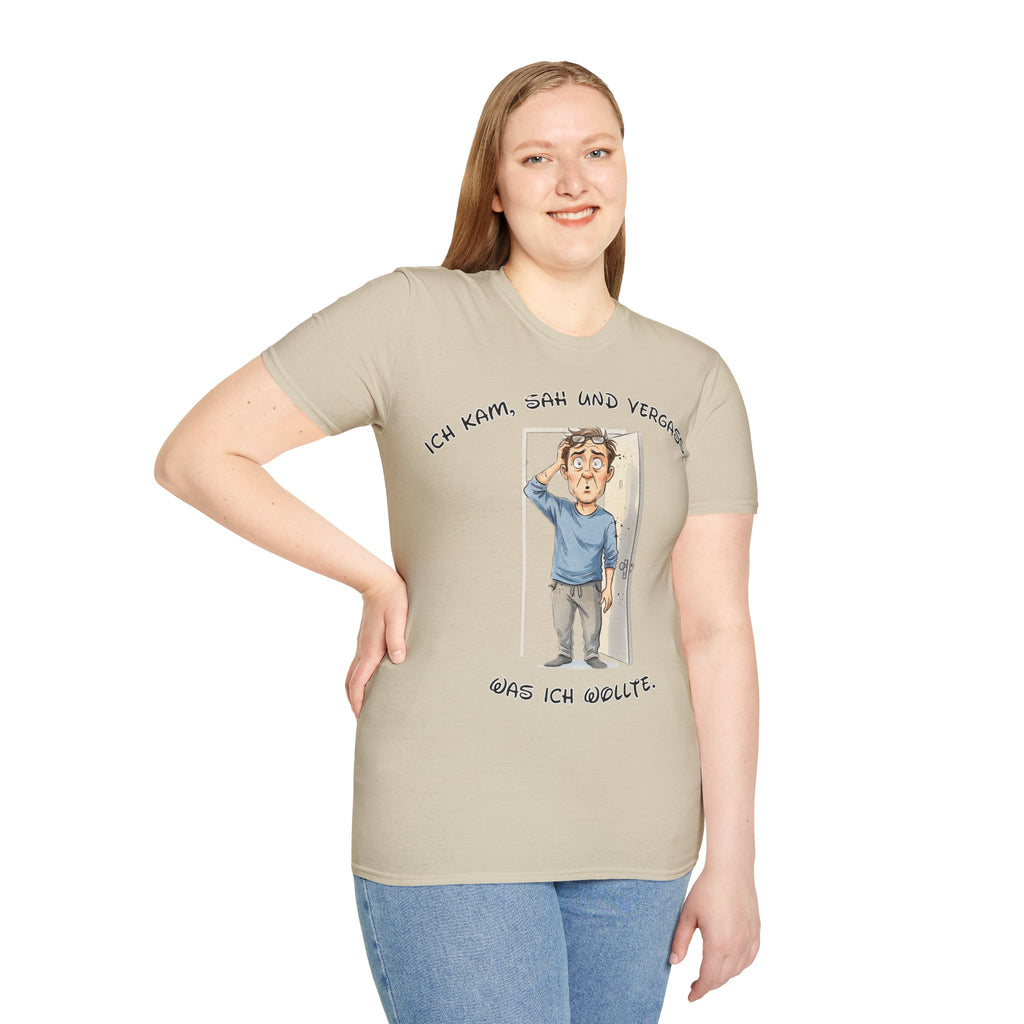 Ich kam, sah und vergaß T-Shirt | Karikatur | Phönix-Potsdam®